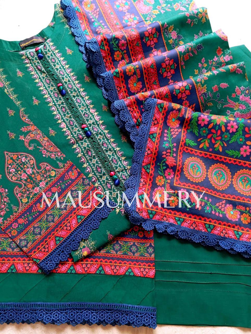 Original Pakistani Mausummery Vol-4 By Fashid Wholesale 101 To 111 Series Beautiful Pakistani Suits Colorful Stylish Fancy Casual Wear & Ethnic Wear Lawn Dresses At Wholesale Price
