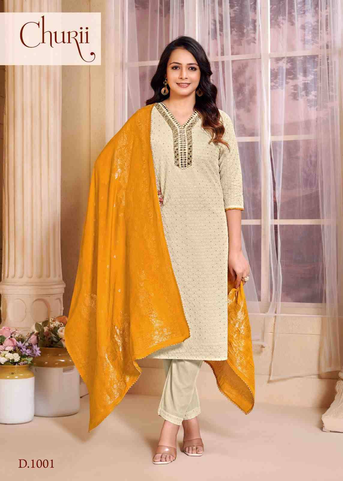 Marigold By Churii Combo Set 1001 To 1003 Series Beautiful Festive Suits Colorful Stylish Fancy Casual Wear & Ethnic Wear Cotton Dresses At Wholesale Price