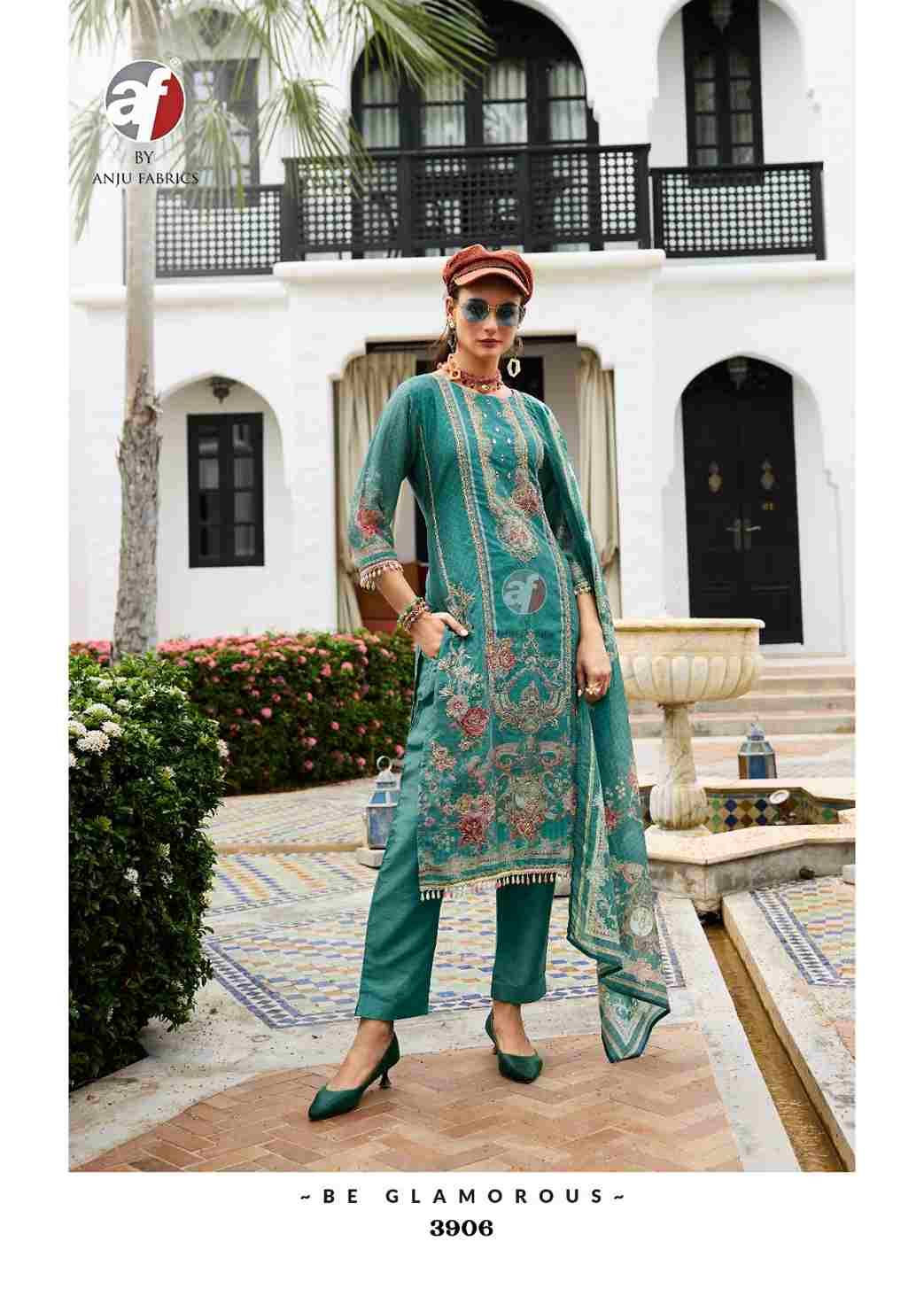Inayat By Anju Fabrics 3901 To 3906 Series Designer Festive Suits Collection Beautiful Stylish Fancy Colorful Party Wear & Occasional Wear Tissue Simmer Dresses At Wholesale Price
