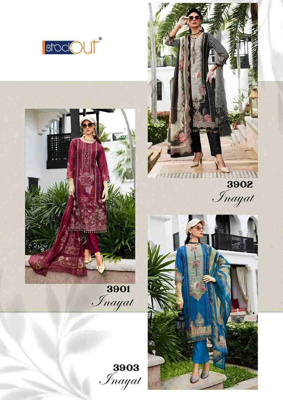 Inayat By Anju Fabrics 3901 To 3906 Series Designer Festive Suits Collection Beautiful Stylish Fancy Colorful Party Wear & Occasional Wear Tissue Simmer Dresses At Wholesale Price
