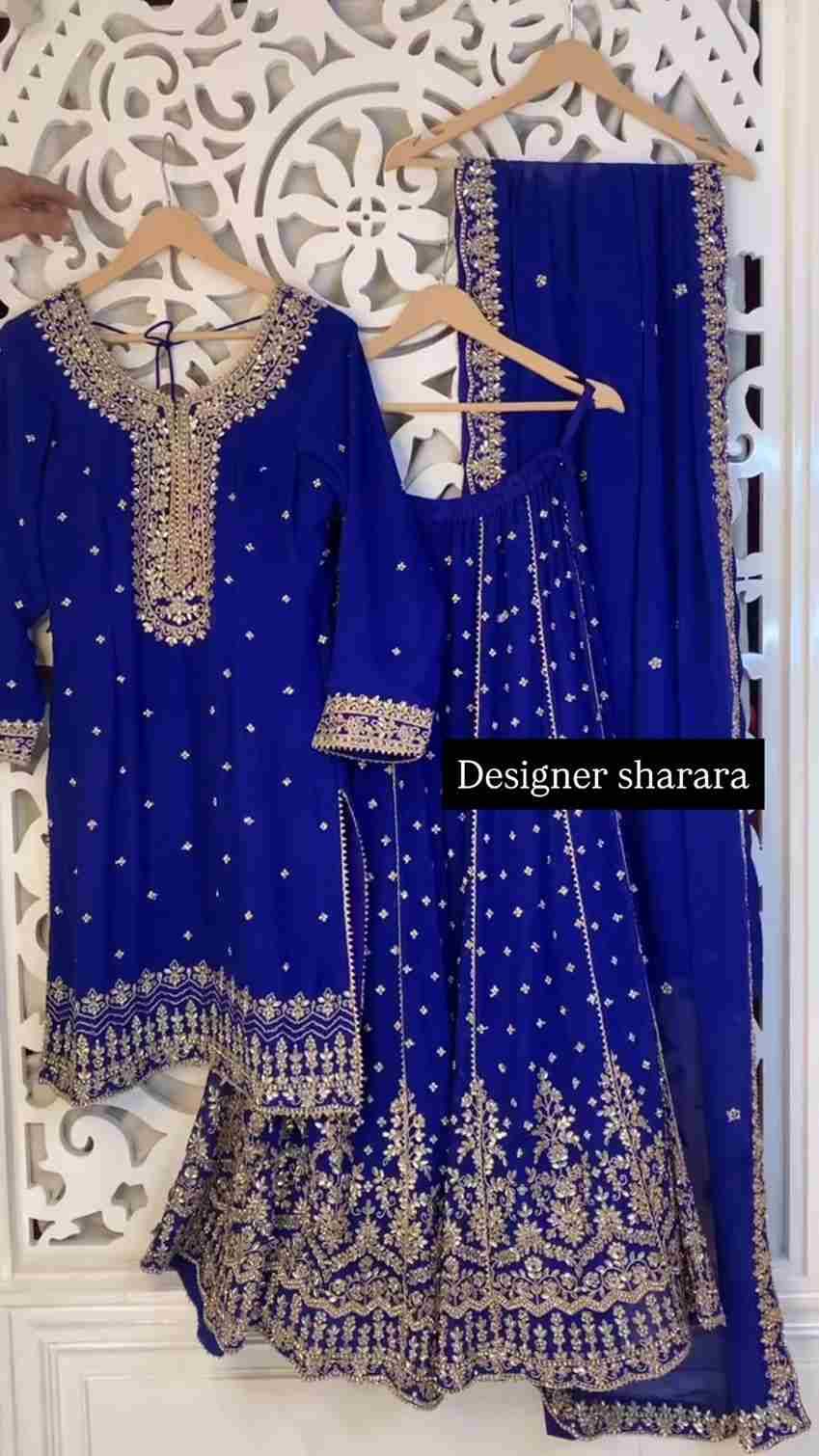 K-1523 By Fashid Wholesale Beautiful Stylish Fancy Colorful Casual Wear & Ethnic Wear Faux Georgette Dresses With Bottom At Wholesale Price