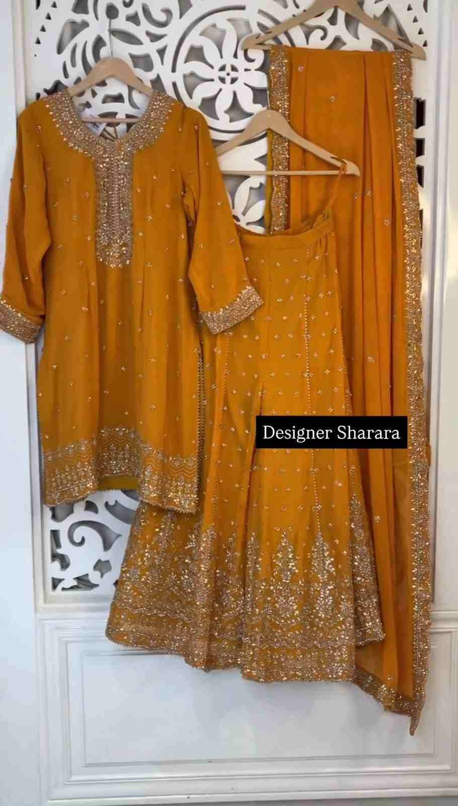 K-1523 By Fashid Wholesale Beautiful Stylish Fancy Colorful Casual Wear & Ethnic Wear Faux Georgette Dresses With Bottom At Wholesale Price