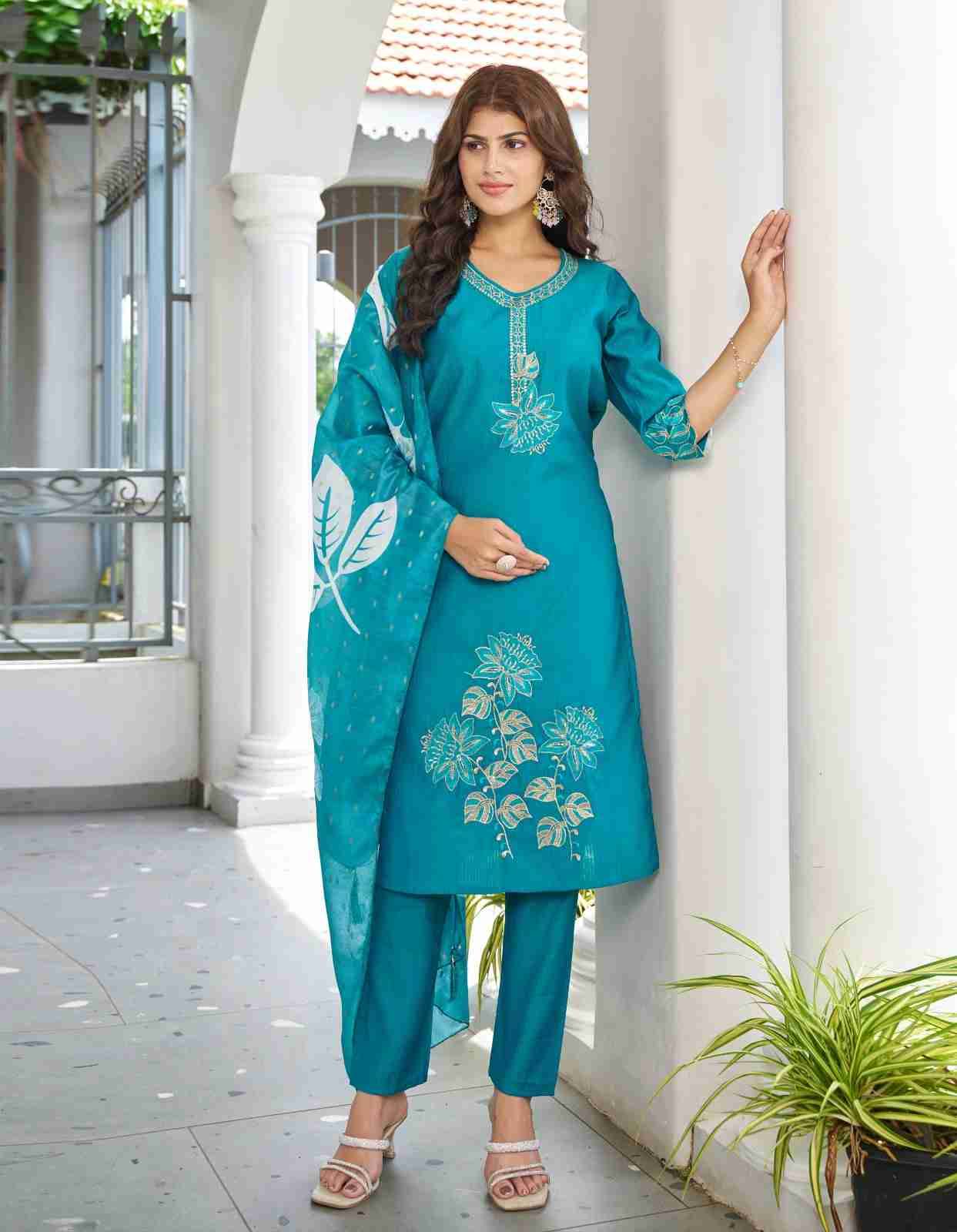 Siyara By Rare Lily Combo Set 01 To 06 Series Beautiful Stylish Festive Suits Fancy Colorful Casual Wear & Ethnic Wear & Ready To Wear Silk Print Dresses At Wholesale Price