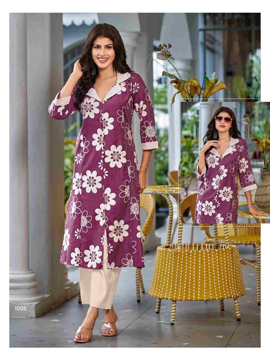 Charmi Vol-1 By Sankheswer 1001 To 1006 Series Designer Stylish Fancy Colorful Beautiful Party Wear & Ethnic Wear Collection Vertican Kurtis With Bottom At Wholesale Price