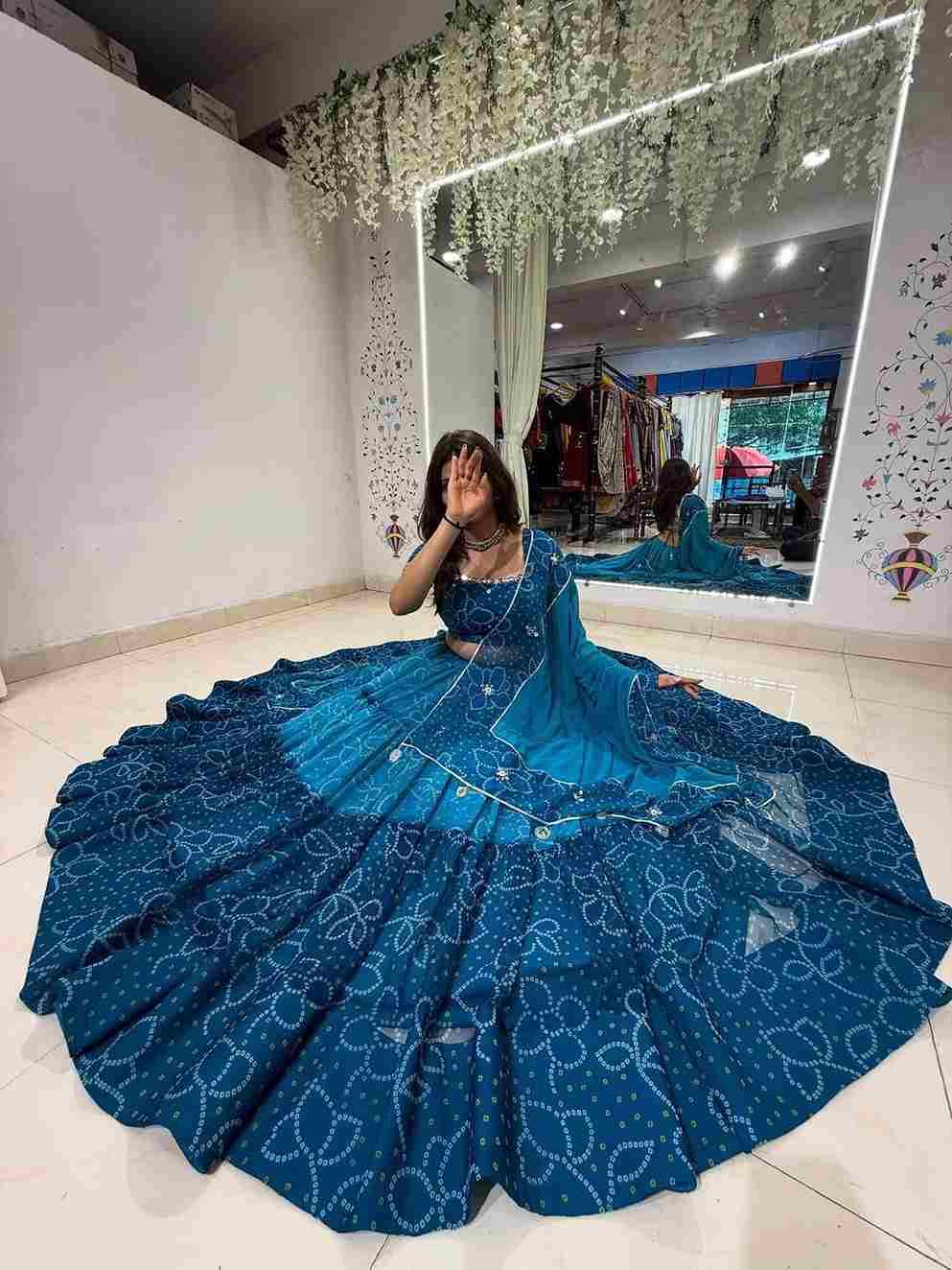 Le-647 By Fashid Wholesale 01 To 03 Series Navratri Wear Collection Beautiful Stylish Colorful Fancy Party Wear & Occasional Wear Georgette Lehengas At Wholesale Price