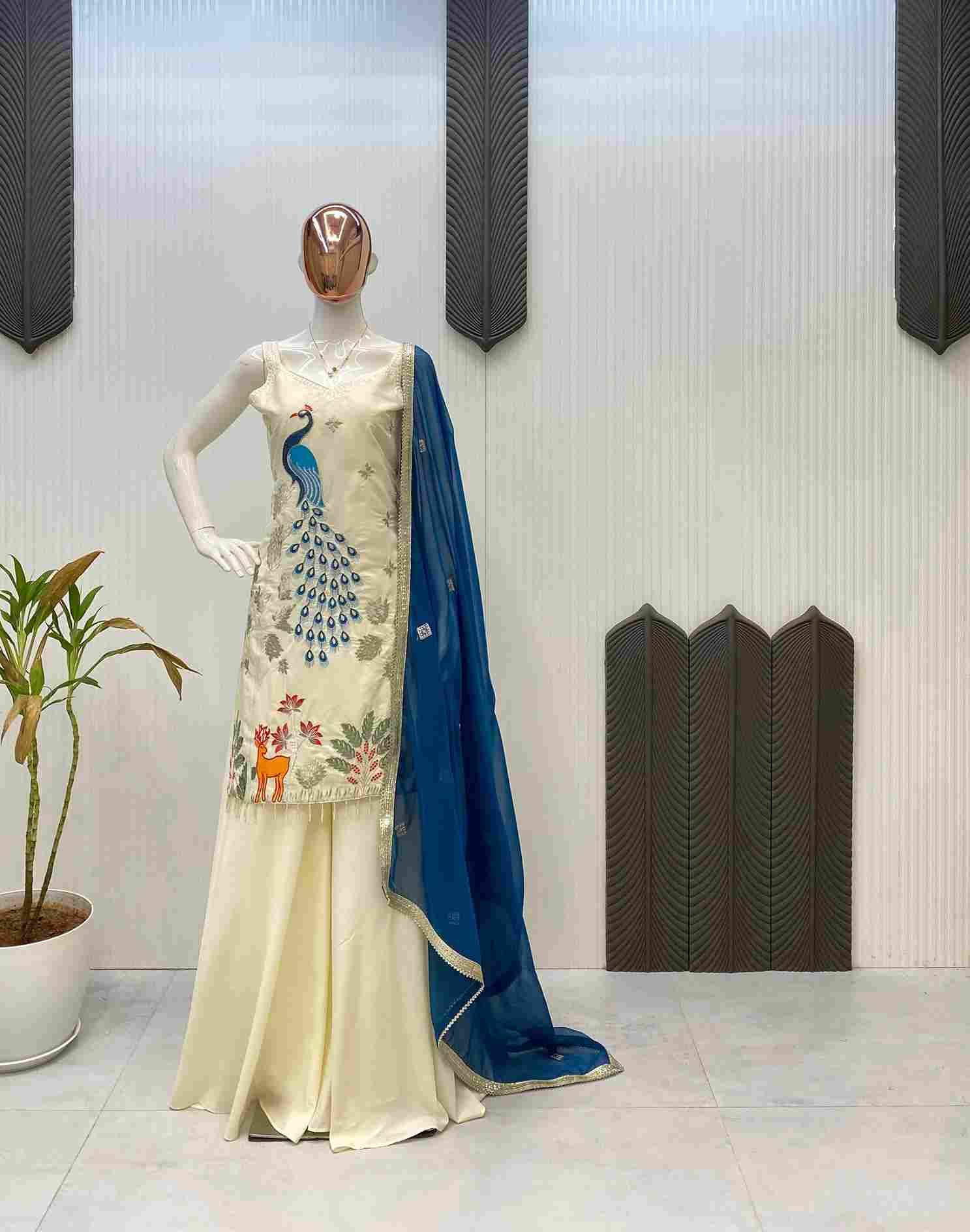 Le-1994 By Fashid Wholesale Beautiful Stylish Fancy Colorful Casual Wear & Ethnic Wear French Crepe Dresses With Bottom At Wholesale Price