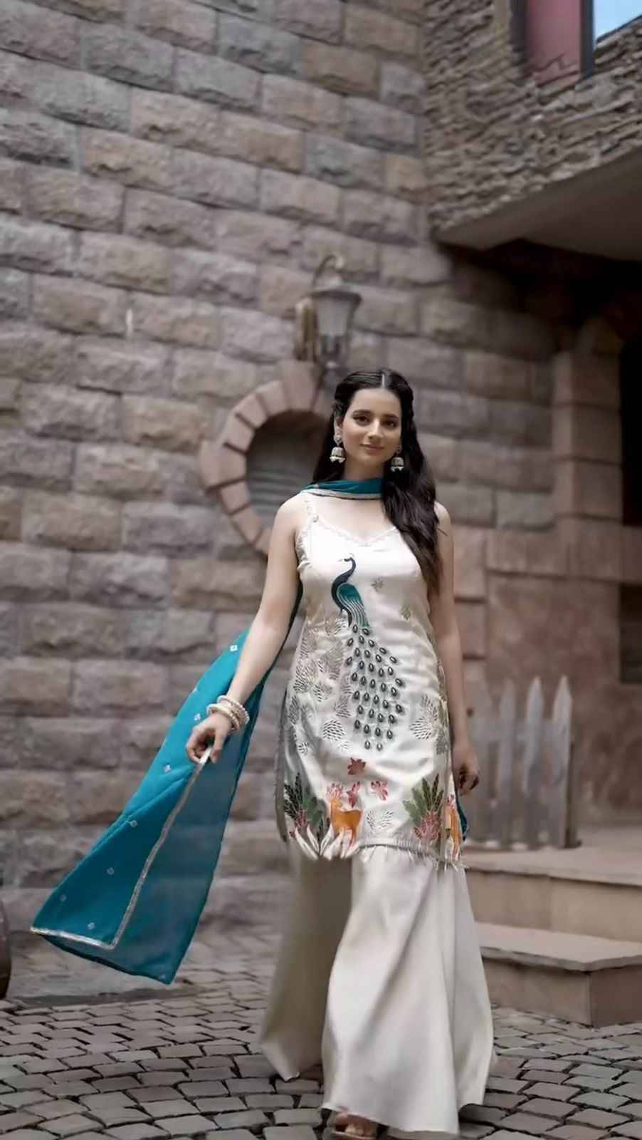 Le-1994 By Fashid Wholesale Beautiful Stylish Fancy Colorful Casual Wear & Ethnic Wear French Crepe Dresses With Bottom At Wholesale Price