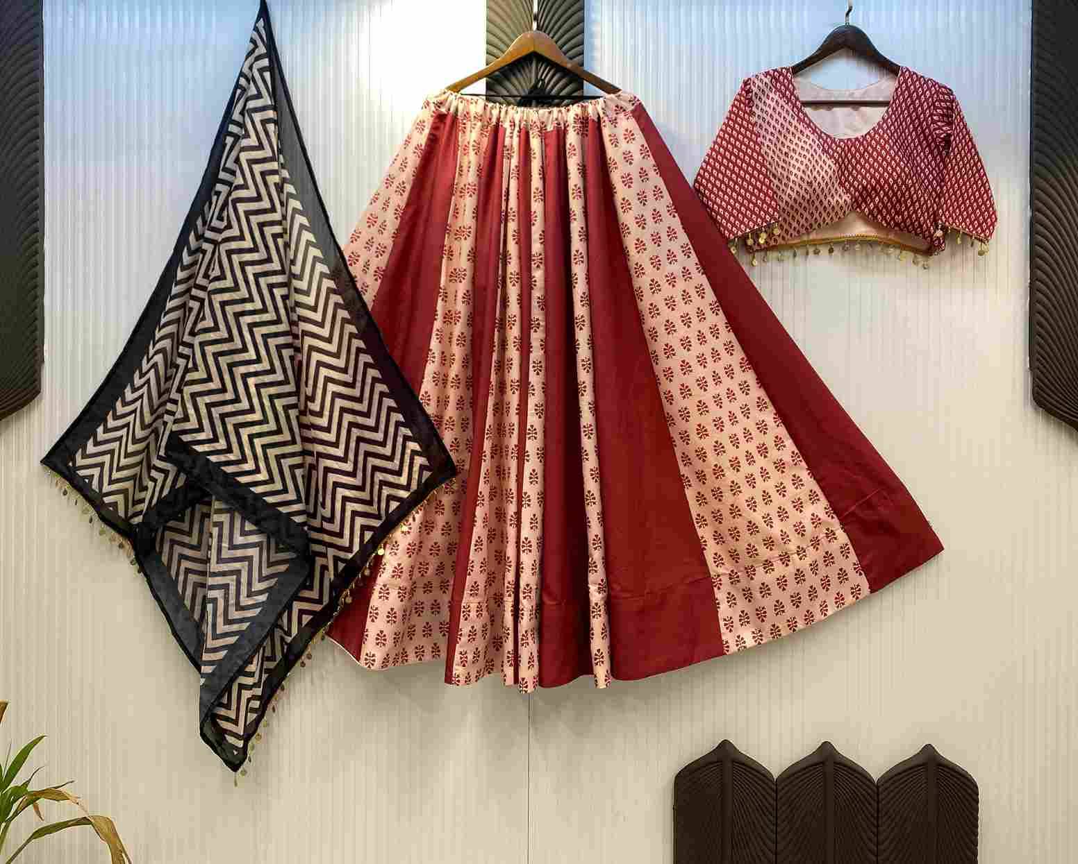 Le-644 By Fashid Wholesale Navratri Wear Collection Beautiful Stylish Colorful Fancy Party Wear & Occasional Wear Polly Rayon Lehengas At Wholesale Price
