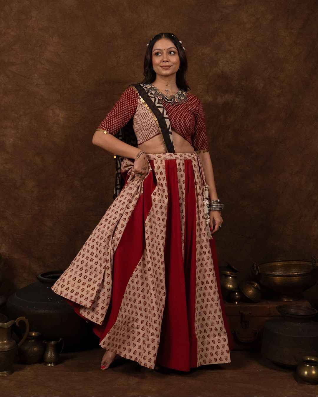 Le-644 By Fashid Wholesale Navratri Wear Collection Beautiful Stylish Colorful Fancy Party Wear & Occasional Wear Polly Rayon Lehengas At Wholesale Price