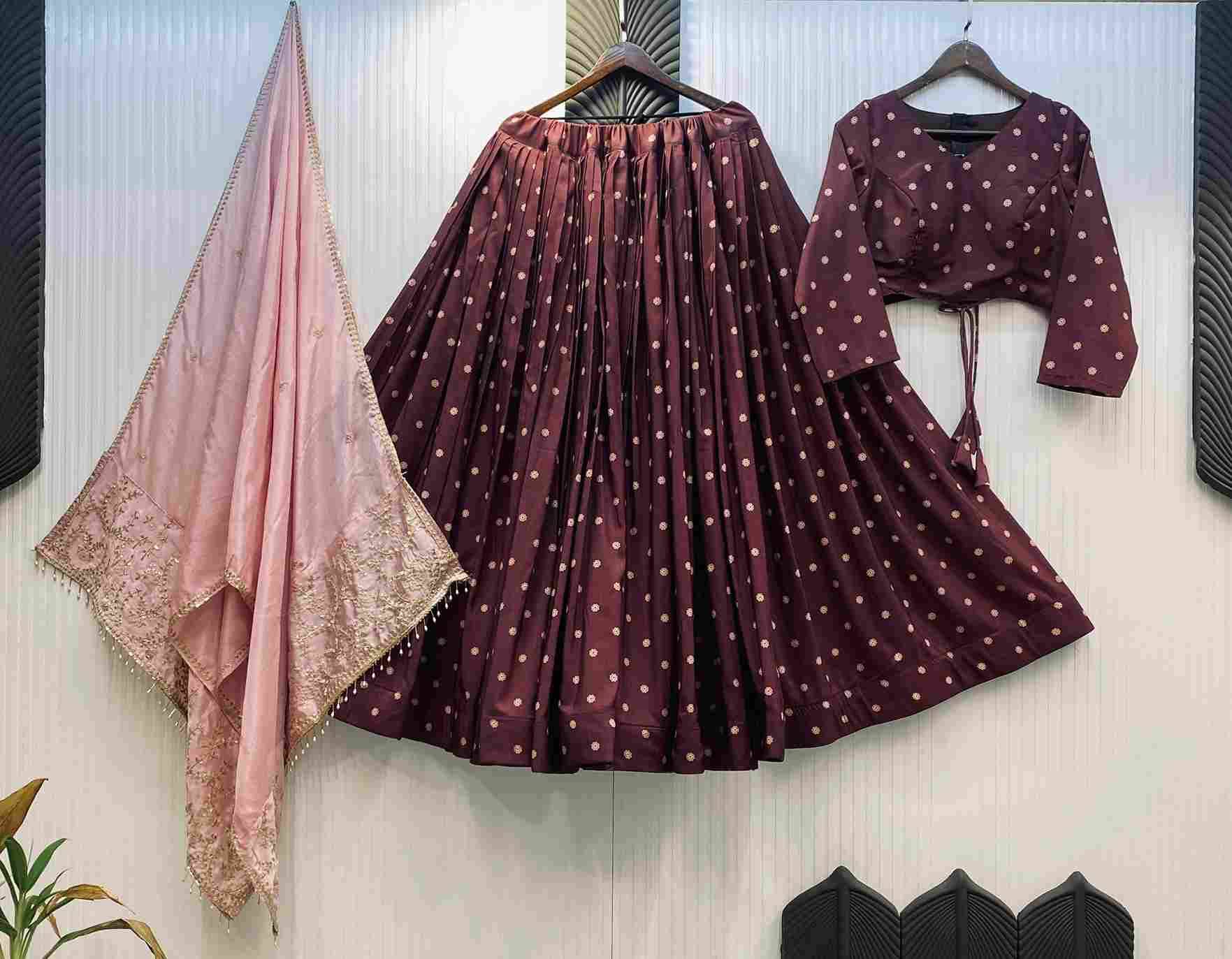 Le-643 By Fashid Wholesale Navratri Wear Collection Beautiful Stylish Colorful Fancy Party Wear & Occasional Wear Polly Rayon Lehengas At Wholesale Price