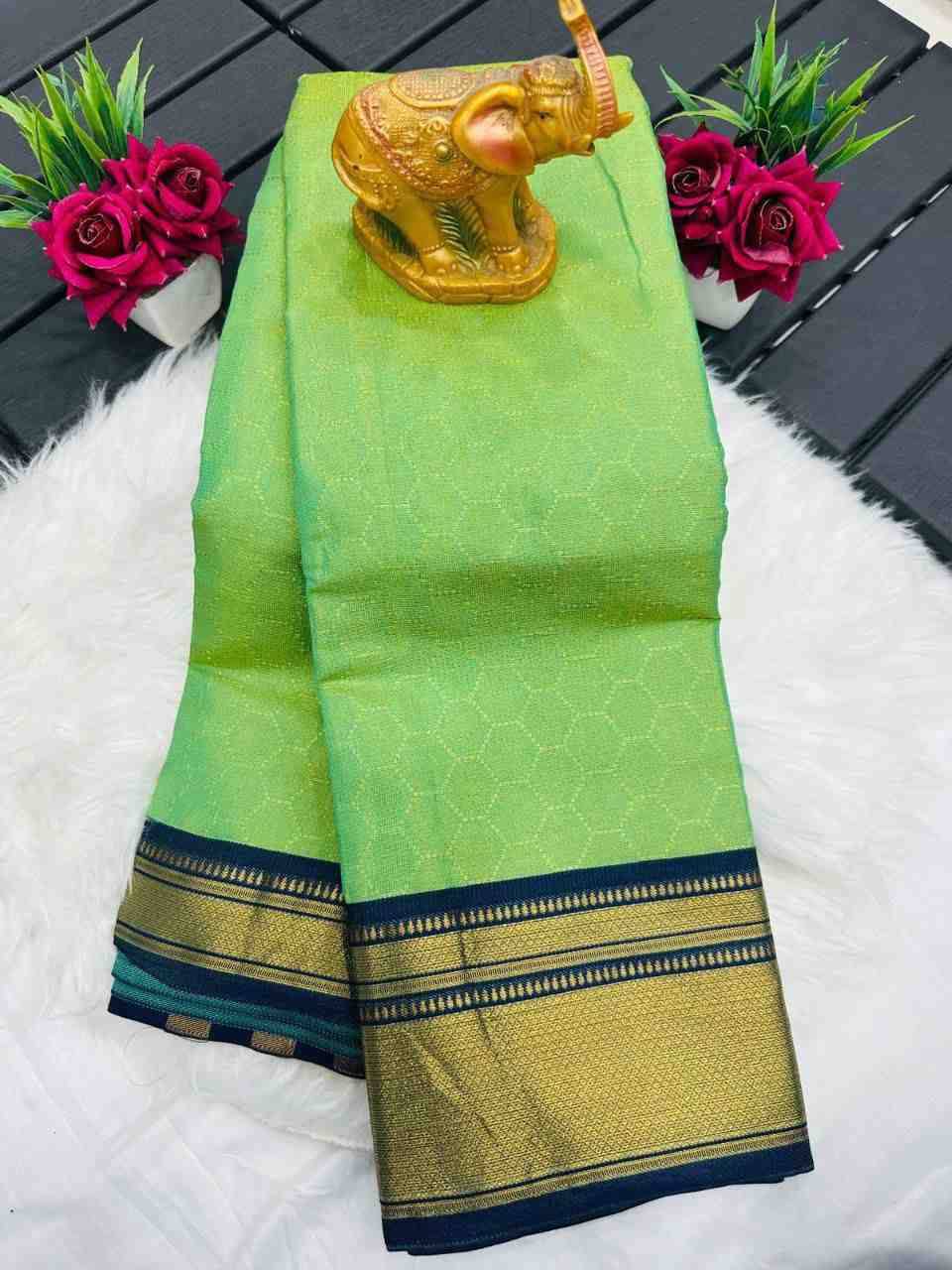 Ab-106 By Fashid Wholesale 01 To 10 Series Indian Traditional Wear Collection Beautiful Stylish Fancy Colorful Party Wear & Occasional Wear Pure Mercerized Kanjivaram Silk Sarees At Wholesale Price