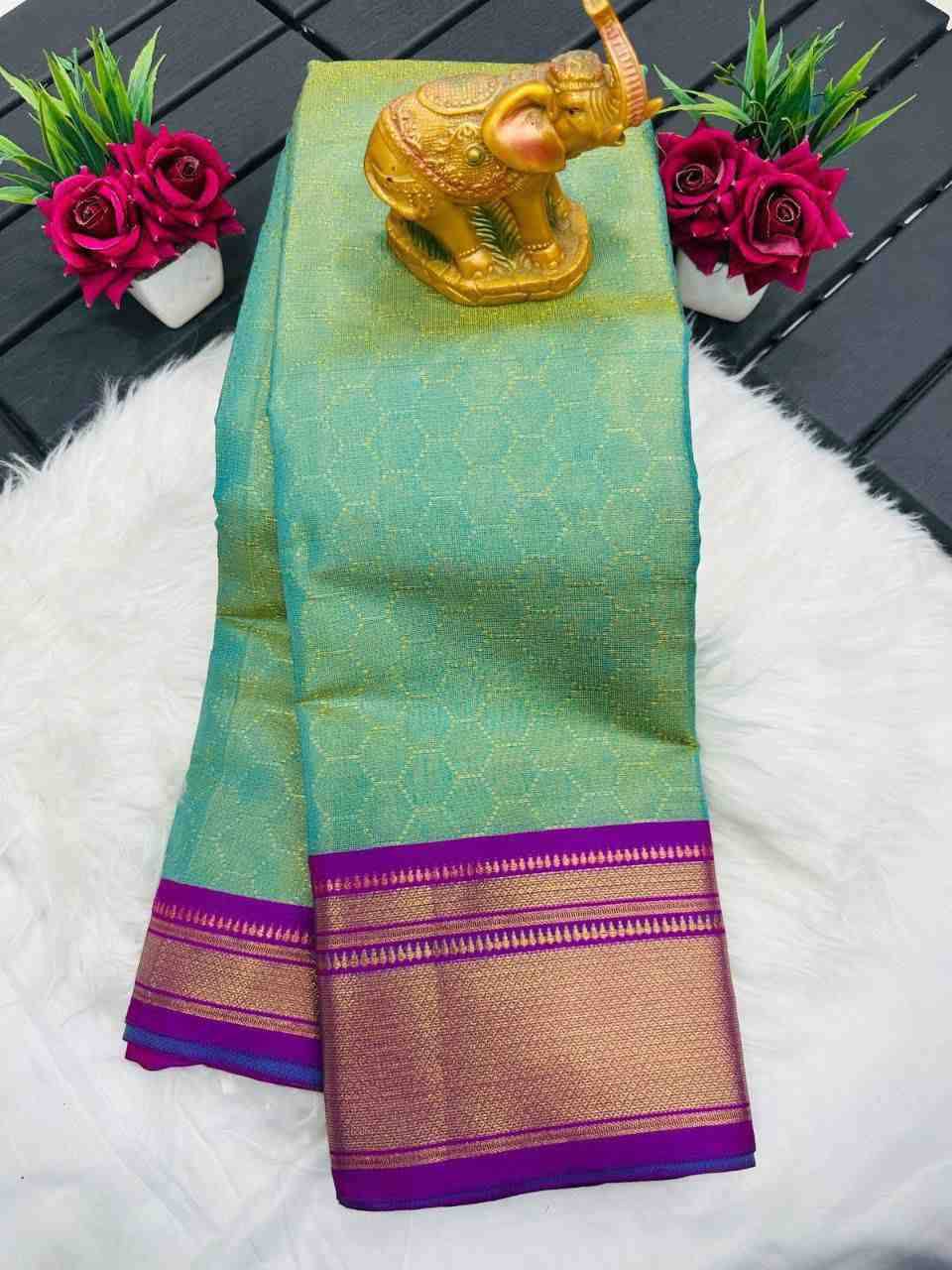 Ab-106 By Fashid Wholesale 01 To 10 Series Indian Traditional Wear Collection Beautiful Stylish Fancy Colorful Party Wear & Occasional Wear Pure Mercerized Kanjivaram Silk Sarees At Wholesale Price