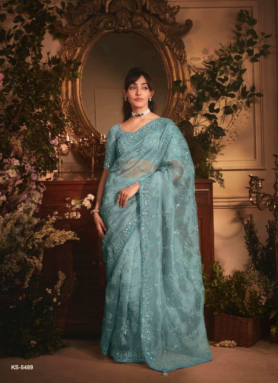 Celebration By Kimora Fashion 5481 To 5491 Series Indian Traditional Wear Collection Beautiful Stylish Fancy Colorful Party Wear & Occasional Wear Fancy Sarees At Wholesale Price