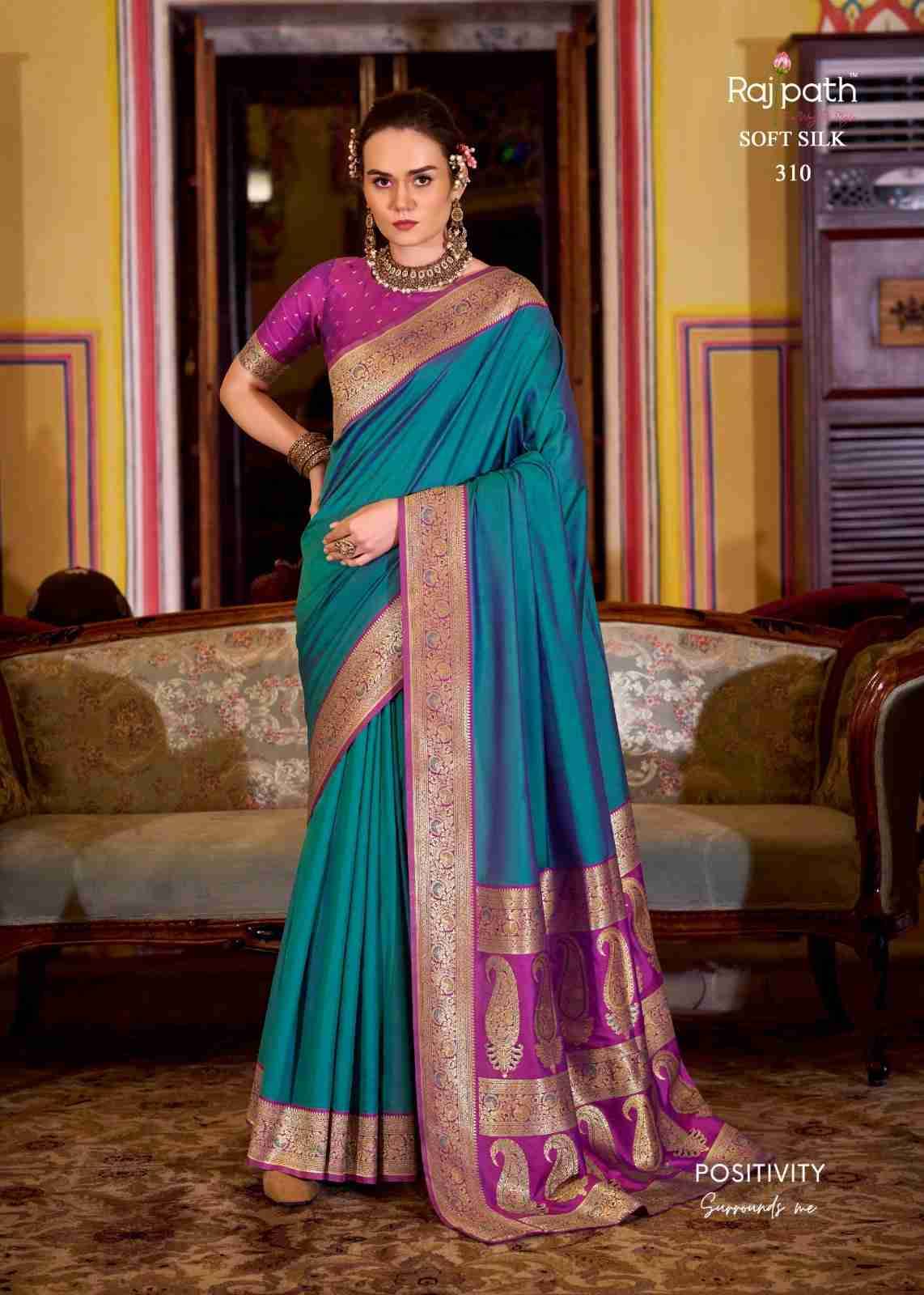 Legender By Rajpath 306 To 313 Series Indian Traditional Wear Collection Beautiful Stylish Fancy Colorful Party Wear & Occasional Wear Soft Silk Sarees At Wholesale Price
