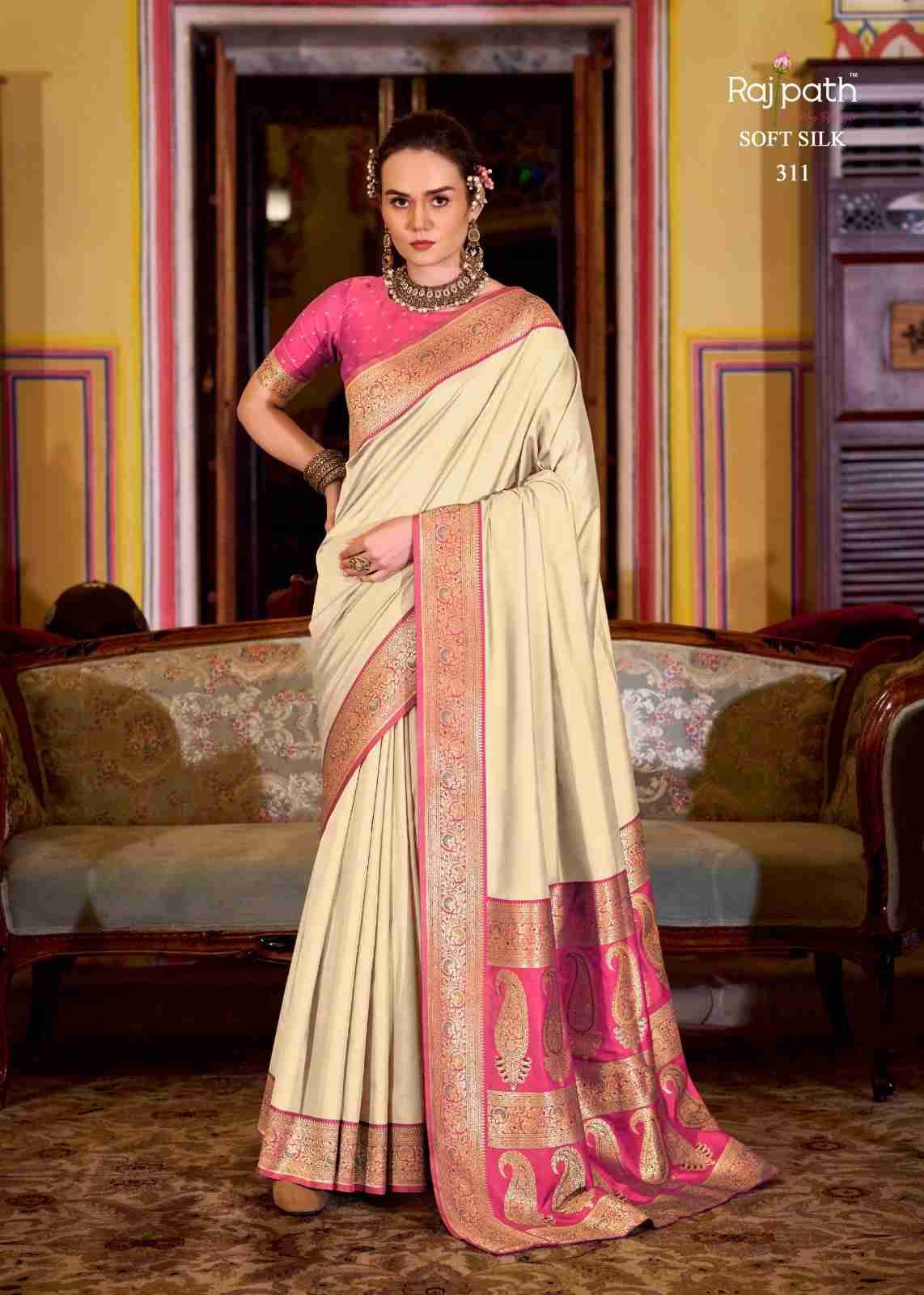 Legender By Rajpath 306 To 313 Series Indian Traditional Wear Collection Beautiful Stylish Fancy Colorful Party Wear & Occasional Wear Soft Silk Sarees At Wholesale Price
