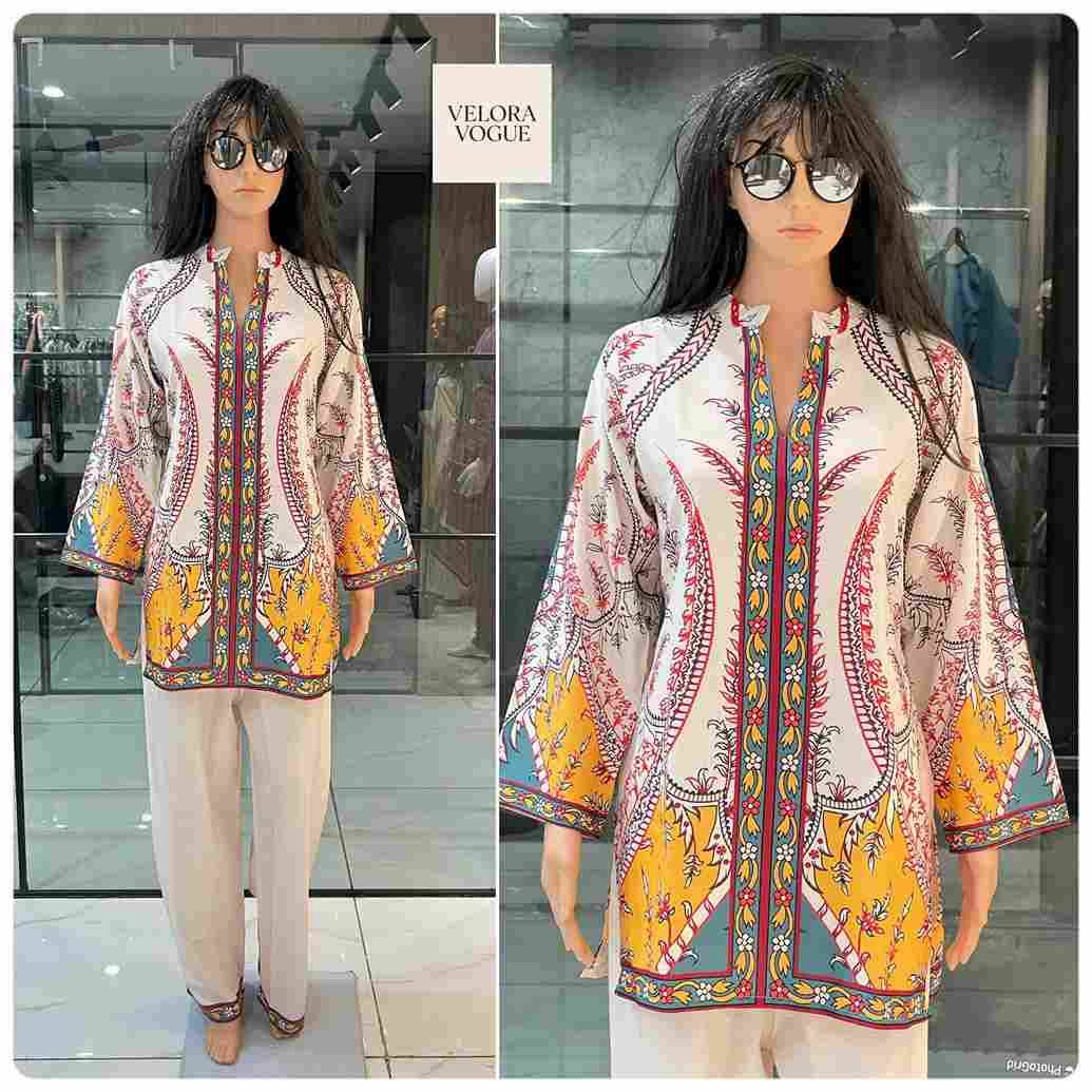 Velora Vogue By Kaamiri 01 To 07 Series Designer Stylish Fancy Colorful Beautiful Party Wear & Ethnic Wear Collection Poly Linen Print Co-Ord At Wholesale Price