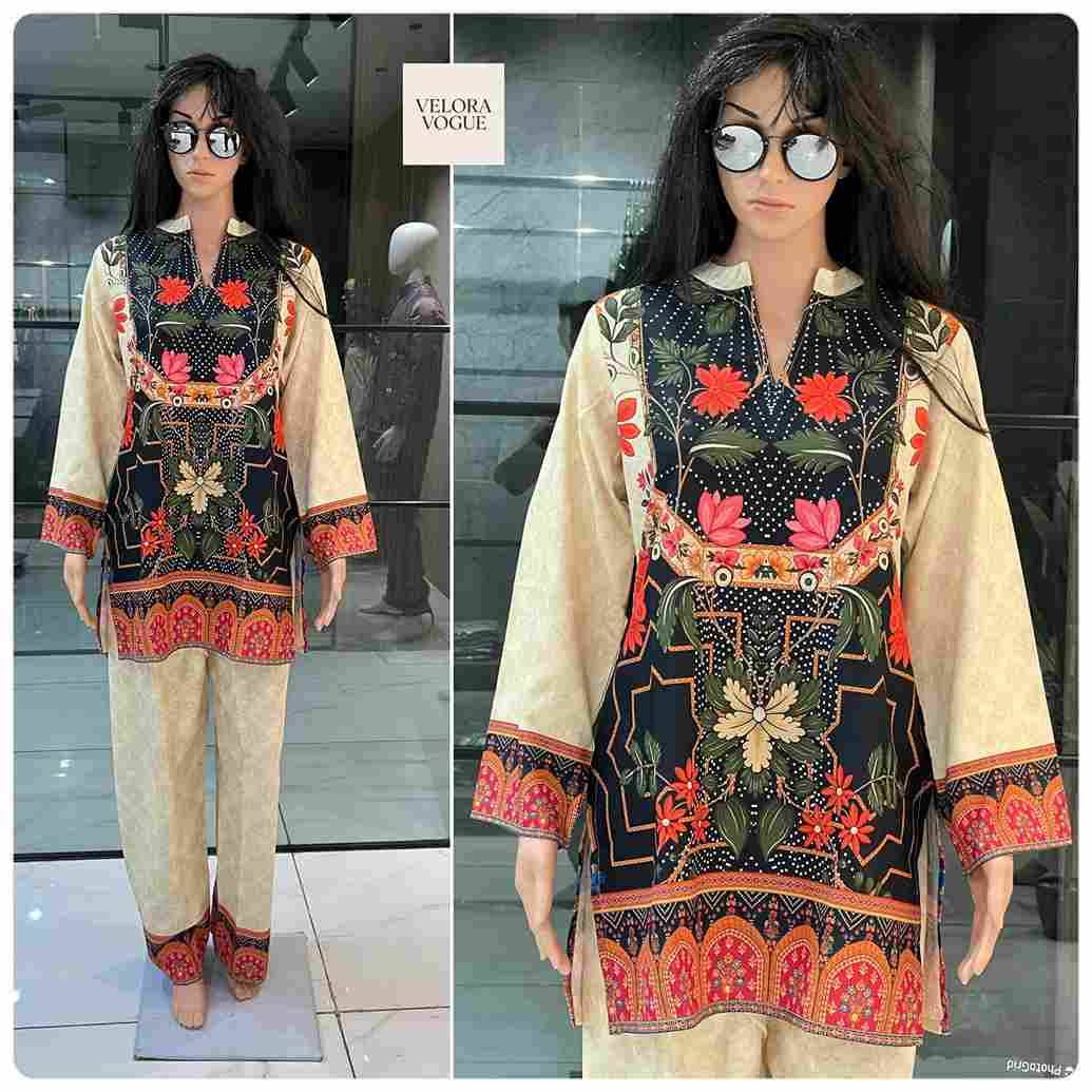 Velora Vogue By Kaamiri 01 To 07 Series Designer Stylish Fancy Colorful Beautiful Party Wear & Ethnic Wear Collection Poly Linen Print Co-Ord At Wholesale Price