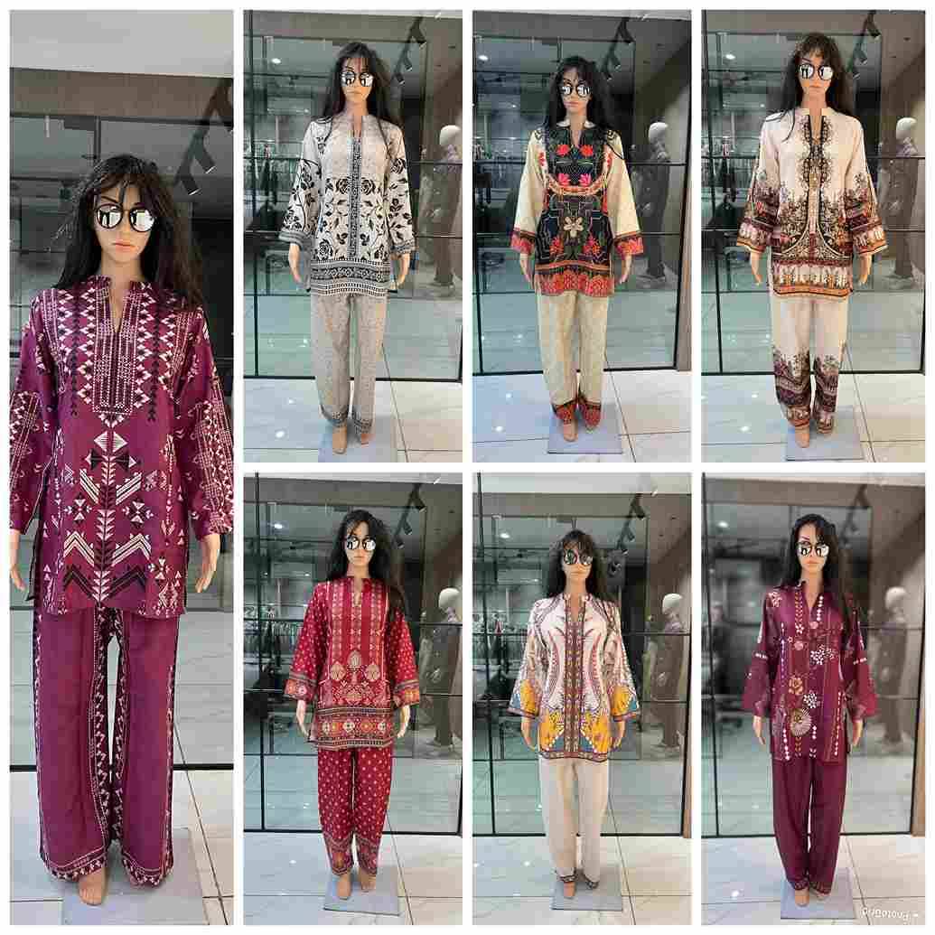 Velora Vogue By Kaamiri 01 To 07 Series Designer Stylish Fancy Colorful Beautiful Party Wear & Ethnic Wear Collection Poly Linen Print Co-Ord At Wholesale Price