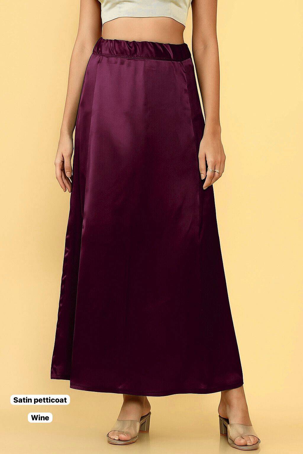 Petticoat By Kaamiri 01 To 20 Series Designer Petticoat Beautiful Collection Occasional Wear & Party Wear Ultra Satin Petticoat At Wholesale Price