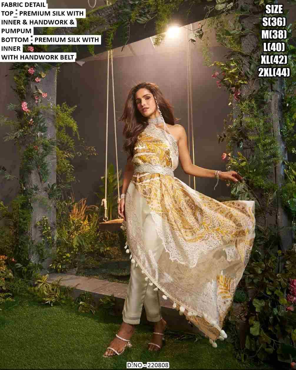 Shree By Kaamiri 220801 To 220808 Series Designer Beautiful Festive Collection Occasional Wear & Party Wear Pure Premium Silk Crop Top With Bottom And Jacket At Wholesale Price