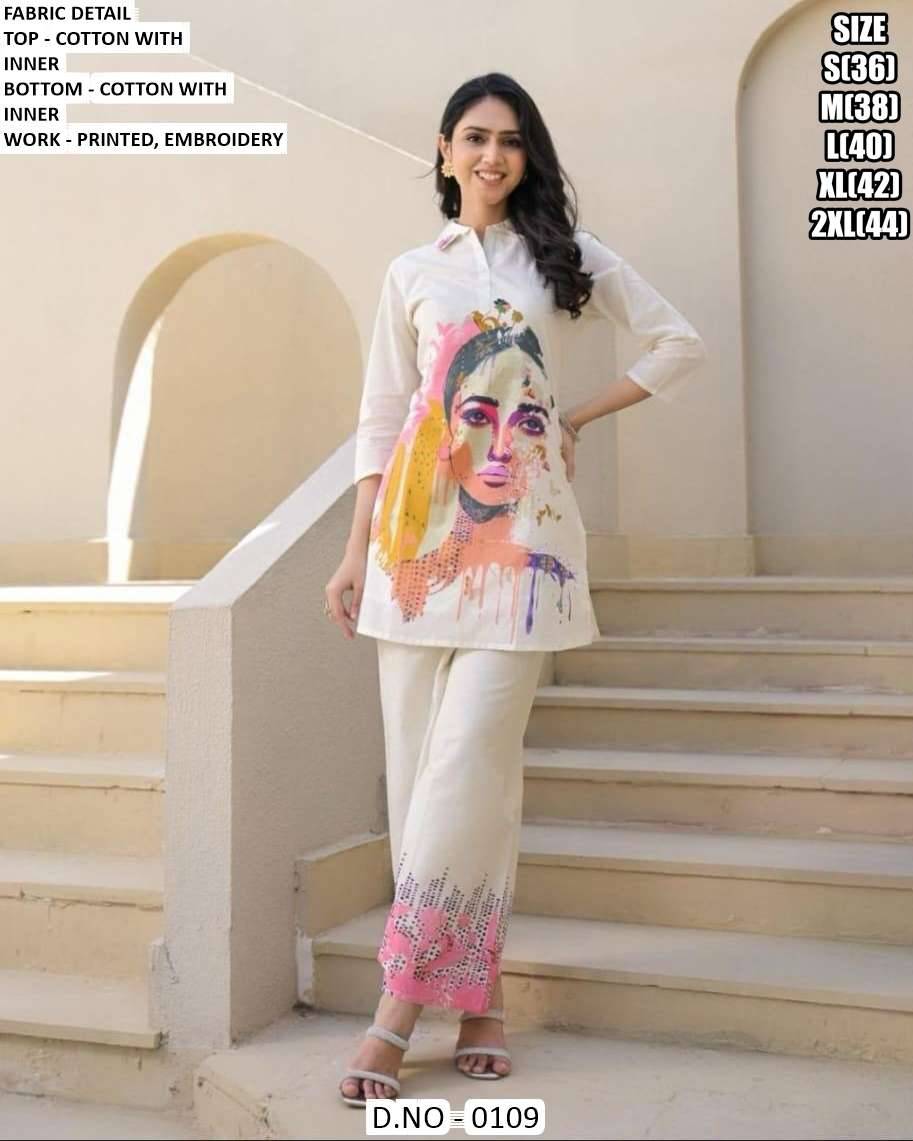 Kimaya By Kaamiri Designer Stylish Fancy Colorful Beautiful Party Wear & Ethnic Wear Collection Premium Cotton Print Co-Ord At Wholesale Price