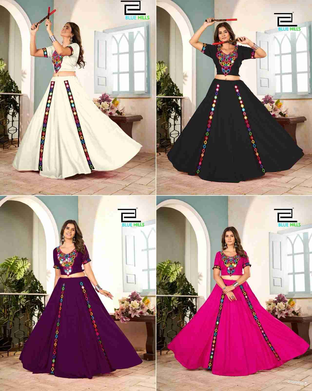 Mohini By Kaamiri 01 To 04 Series Navratri Wear Collection Beautiful Stylish Colorful Fancy Party Wear & Occasional Wear Heavy Rayon Lehengas At Wholesale Price