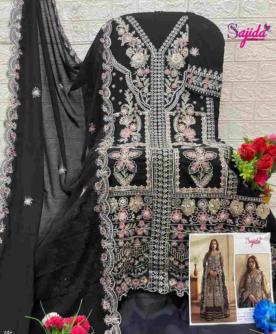 Sajida Hit Design 1088 By Sajida Designer Suit Beautiful Pakistani Suits Colorful Stylish Fancy Casual Wear & Ethnic Wear Heavy Faux Georgette Embroidered Dresses At Wholesale Price
