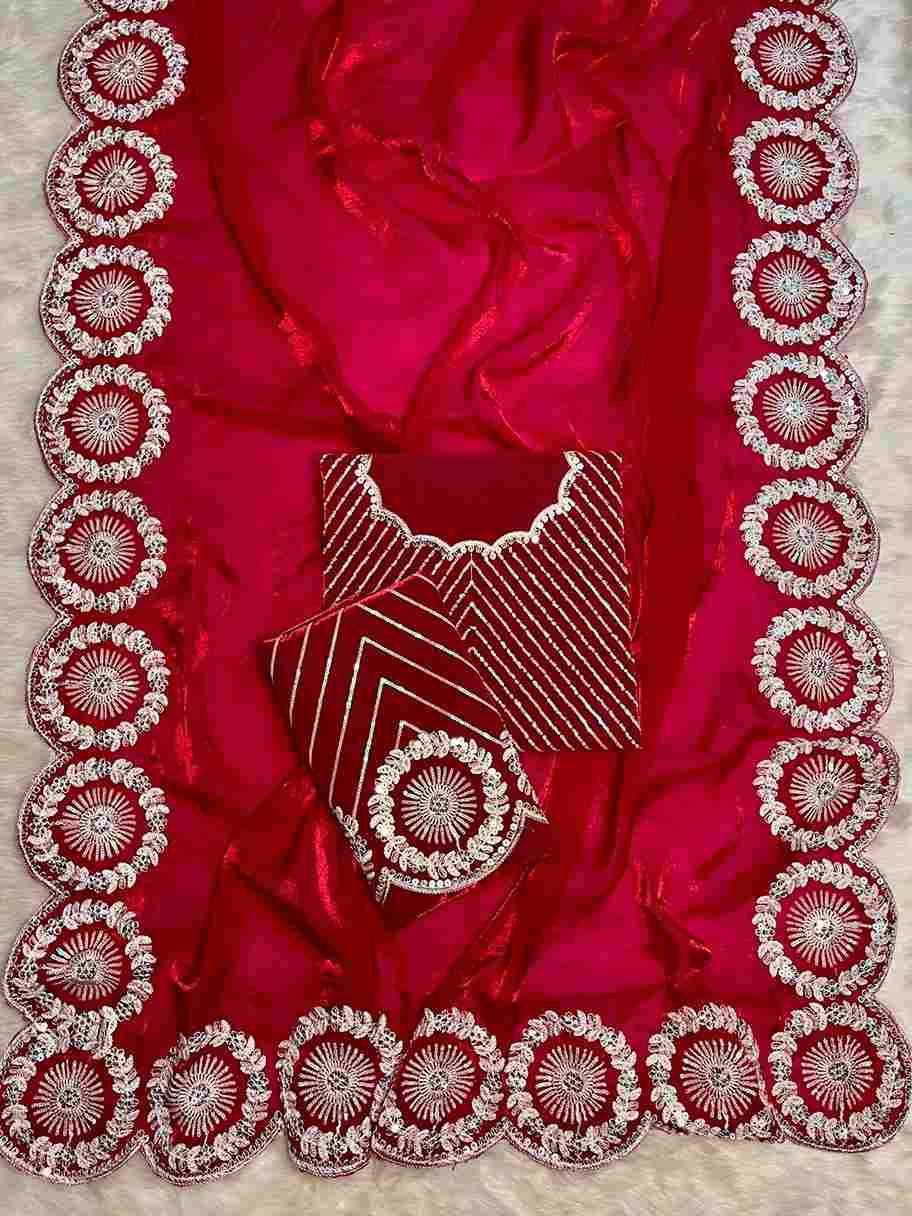Vs-Trisha By Fashid Wholesale 01 To 04 Series Indian Traditional Wear Collection Beautiful Stylish Fancy Colorful Party Wear & Occasional Wear Premium Fandy Satin Sarees At Wholesale Price