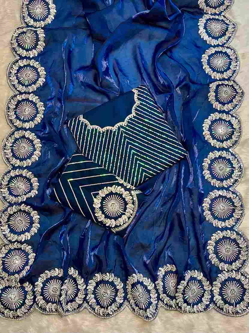 Vs-Trisha By Fashid Wholesale 01 To 04 Series Indian Traditional Wear Collection Beautiful Stylish Fancy Colorful Party Wear & Occasional Wear Premium Fandy Satin Sarees At Wholesale Price