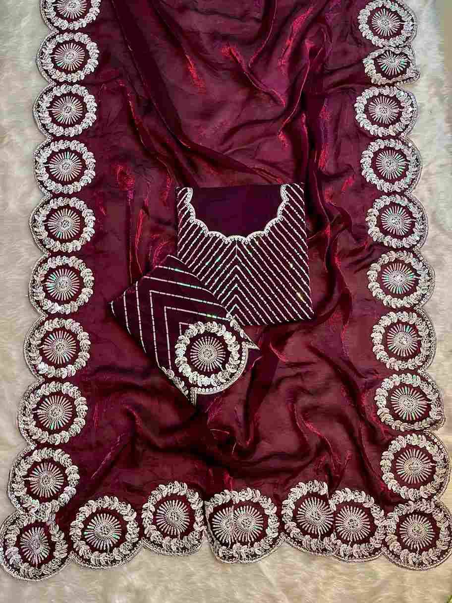 Vs-Trisha By Fashid Wholesale 01 To 04 Series Indian Traditional Wear Collection Beautiful Stylish Fancy Colorful Party Wear & Occasional Wear Premium Fandy Satin Sarees At Wholesale Price