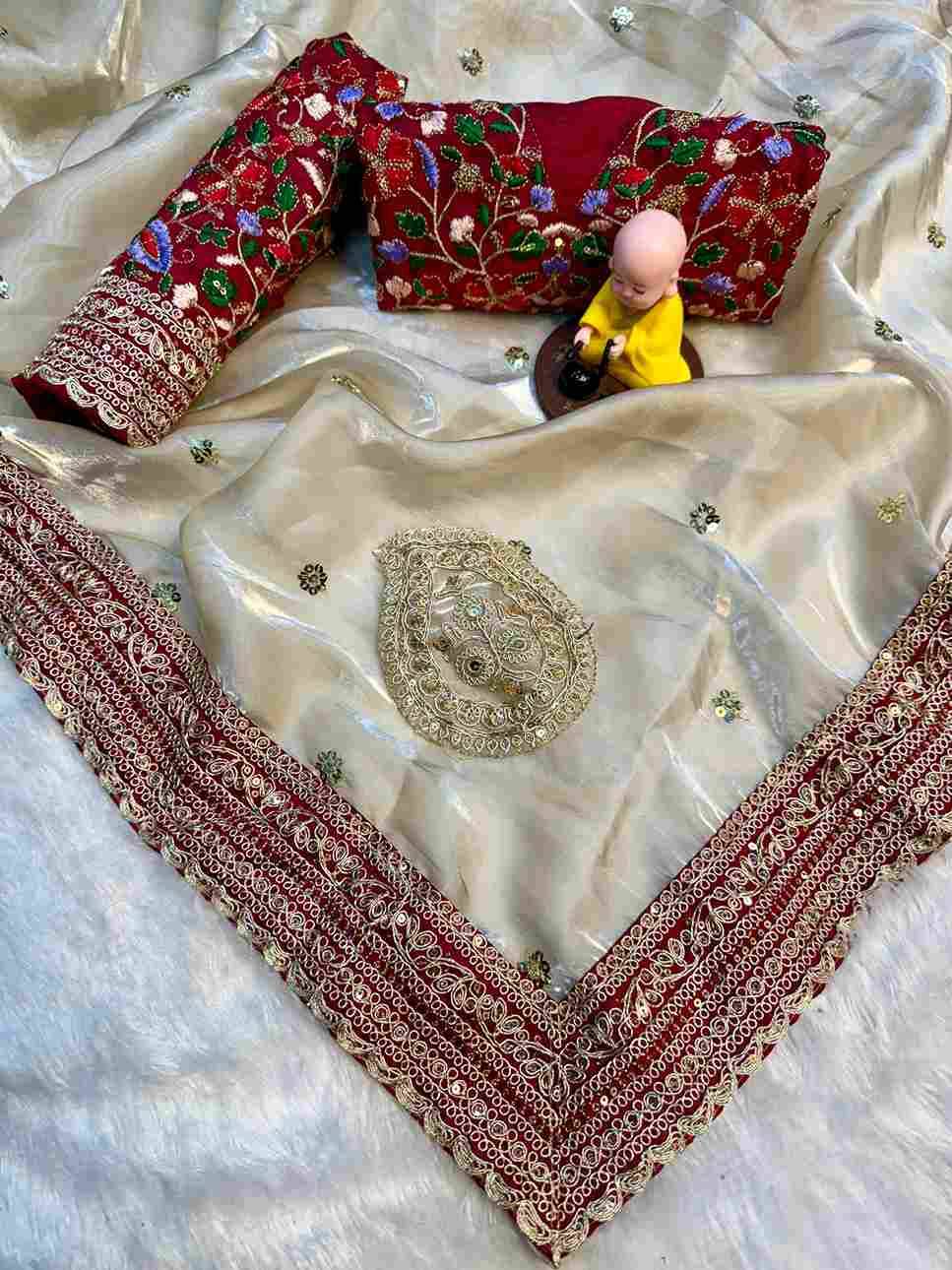 Vs-Biswas By Fashid Wholesale Indian Traditional Wear Collection Beautiful Stylish Fancy Colorful Party Wear & Occasional Wear Premium Jimmy Choo Sarees At Wholesale Price