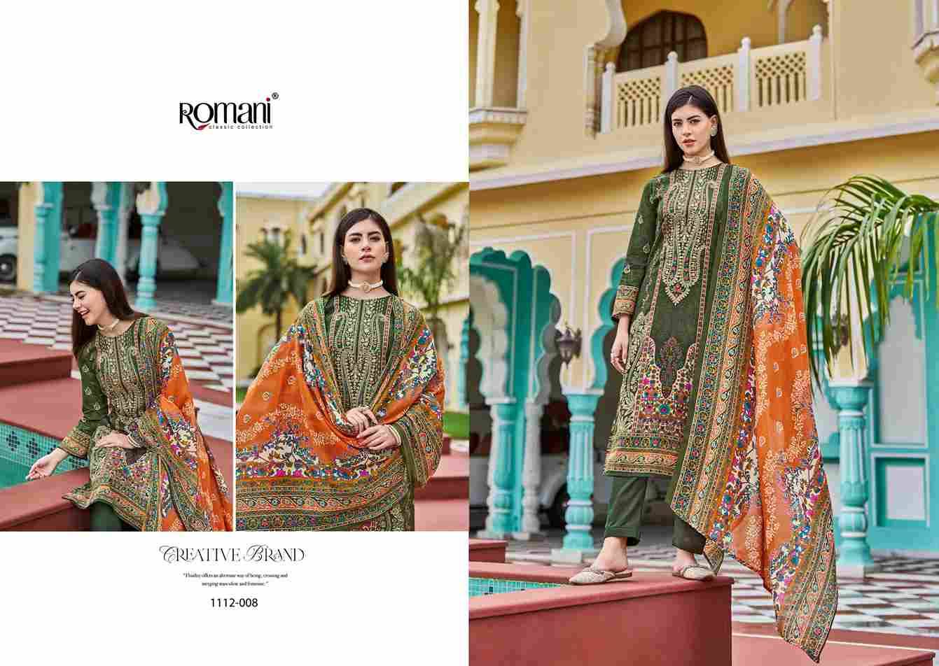 Aarzu Vol-21 By Romani 1112-001 To 1112-008 Series Beautiful Festive Suits Stylish Fancy Colorful Casual Wear & Ethnic Wear Soft Cotton Print Dresses At Wholesale Price