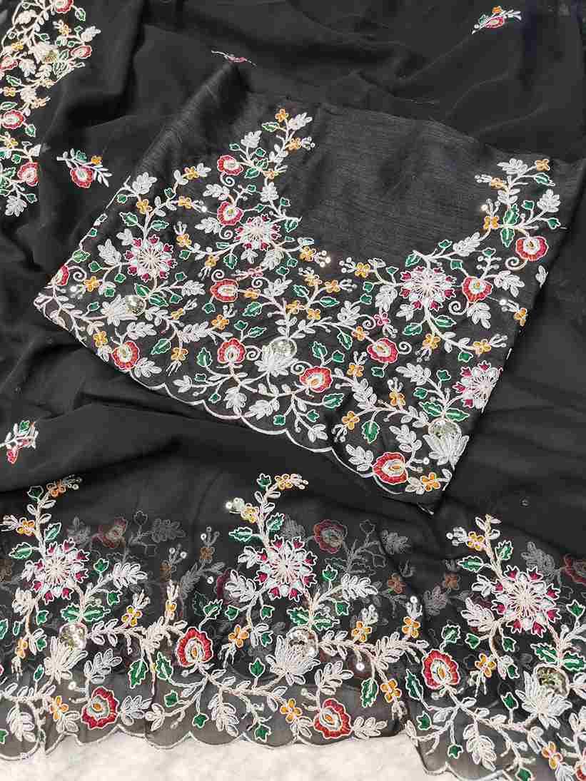 Vs Devi By Fashid Wholesale Indian Traditional Wear Collection Beautiful Stylish Fancy Colorful Party Wear & Occasional Wear Faux Georgette Sarees At Wholesale Price