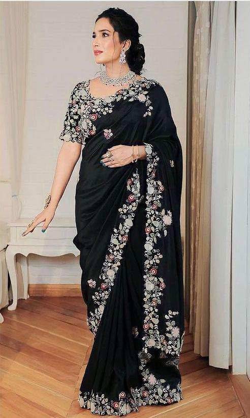 Vs Devi By Fashid Wholesale Indian Traditional Wear Collection Beautiful Stylish Fancy Colorful Party Wear & Occasional Wear Faux Georgette Sarees At Wholesale Price