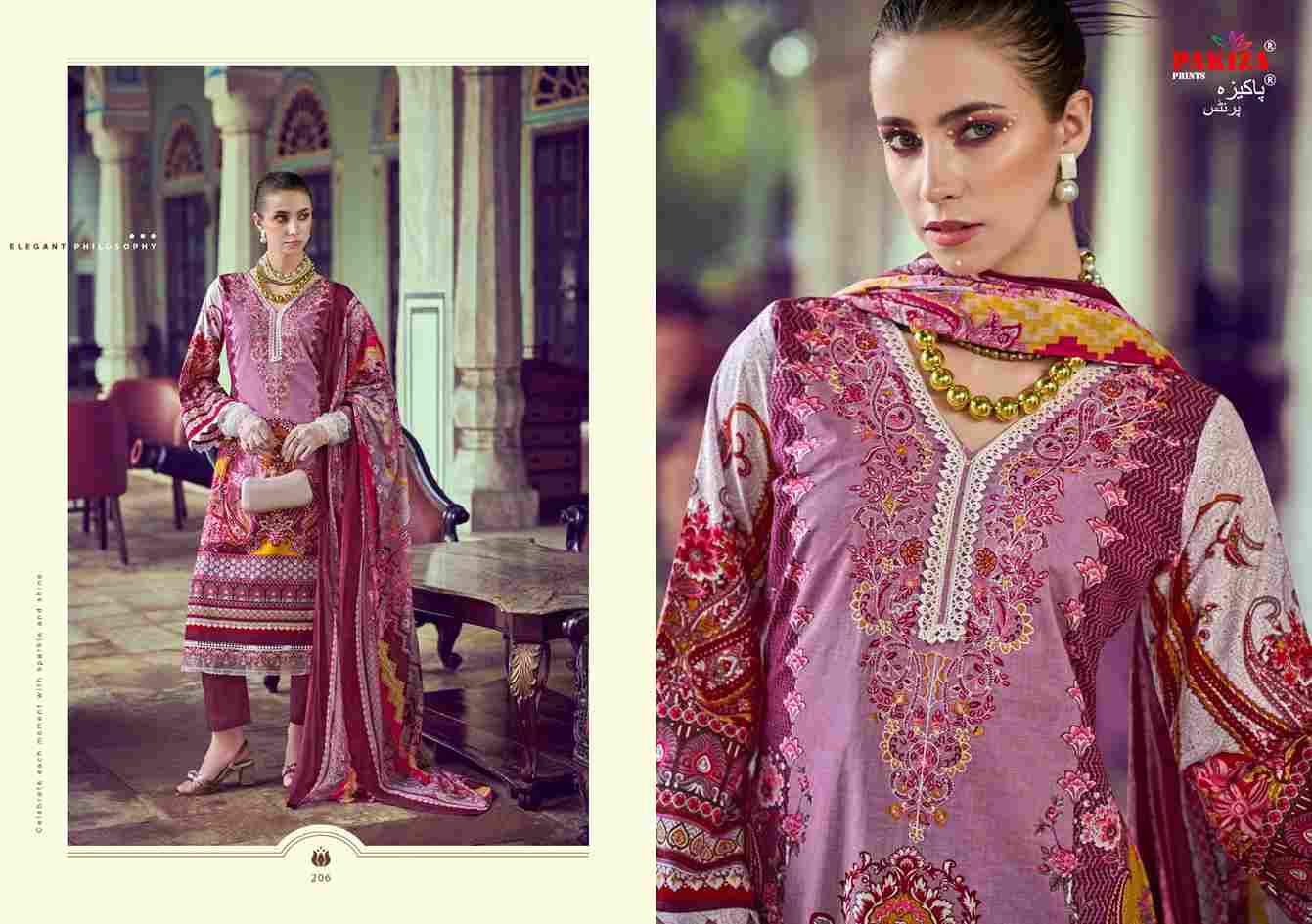 Haniya Hiba Vol-2 By Pakiza Prints 201 To 210 Series Beautiful Festive Suits Stylish Fancy Colorful Party Wear & Occasional Wear Lawn Cotton Dresses At Wholesale Price