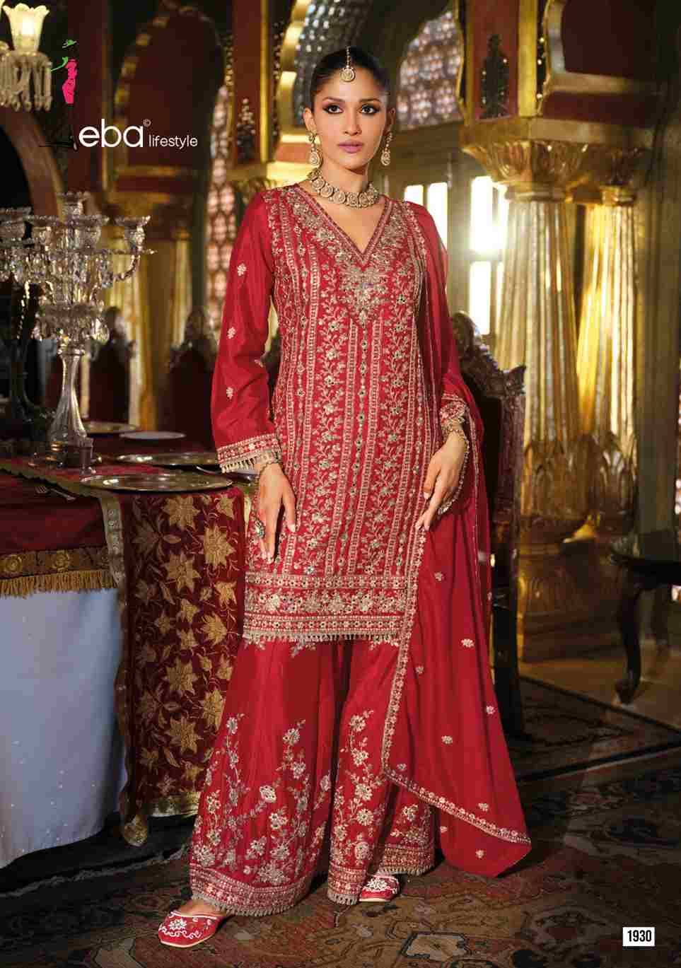 Nayab Gold By Eba Lifestyle 1930 To 1932 Series Beautiful Festive Suits Colorful Stylish Fancy Casual Wear & Ethnic Wear Heavy Chinnon Embroidery Dresses At Wholesale Price