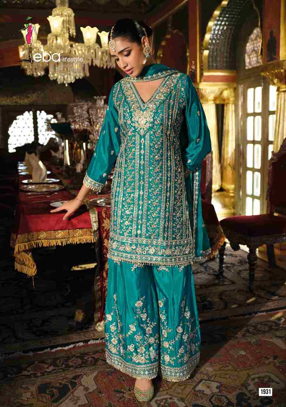 Nayab Gold By Eba Lifestyle 1930 To 1932 Series Beautiful Festive Suits Colorful Stylish Fancy Casual Wear & Ethnic Wear Heavy Chinnon Embroidery Dresses At Wholesale Price