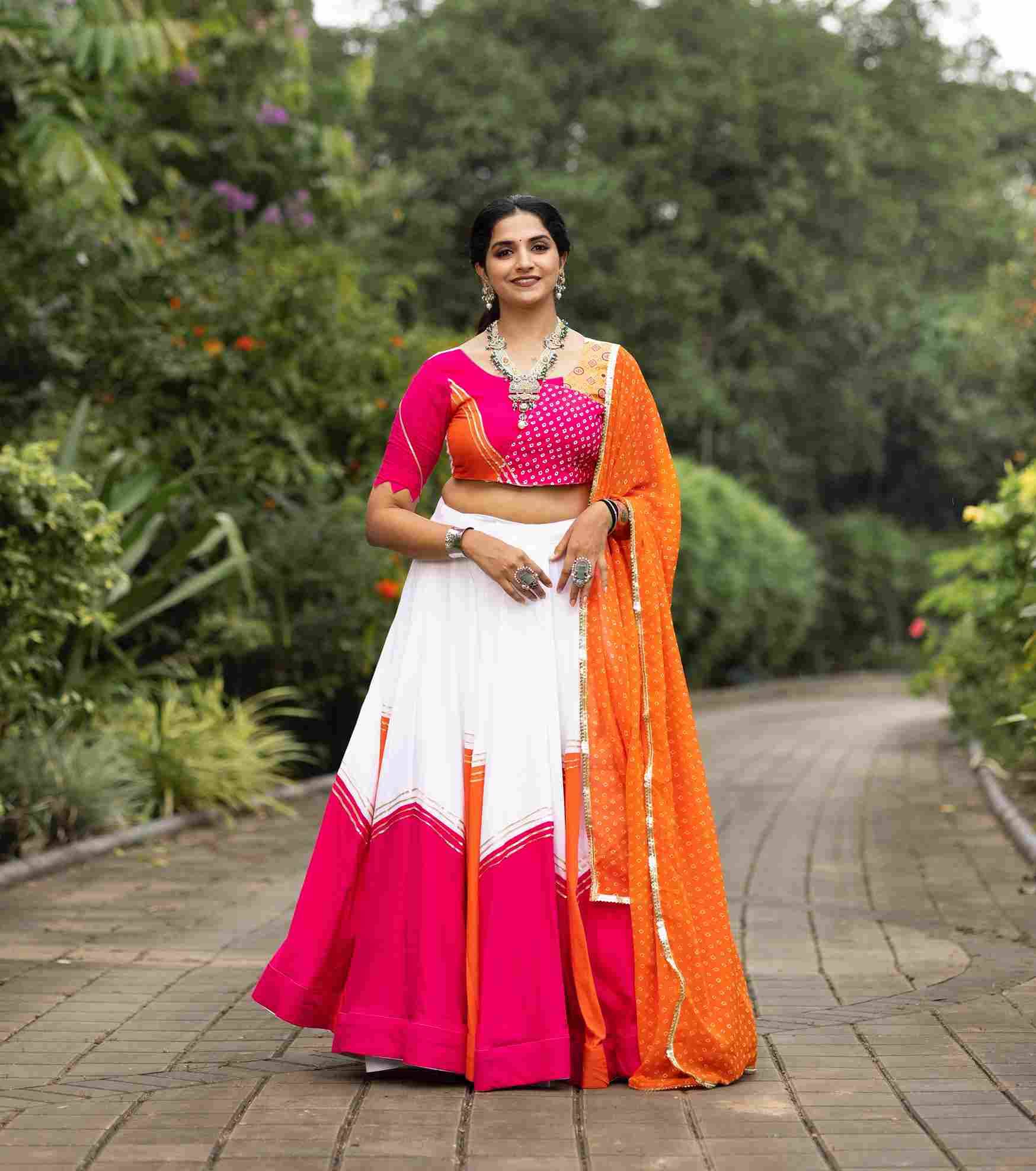Gr-Gulaboo By Fashid Wholesale Navratri Wear Collection Beautiful Stylish Colorful Fancy Party Wear & Occasional Wear Pure Rayon Cotton Lehengas At Wholesale Price