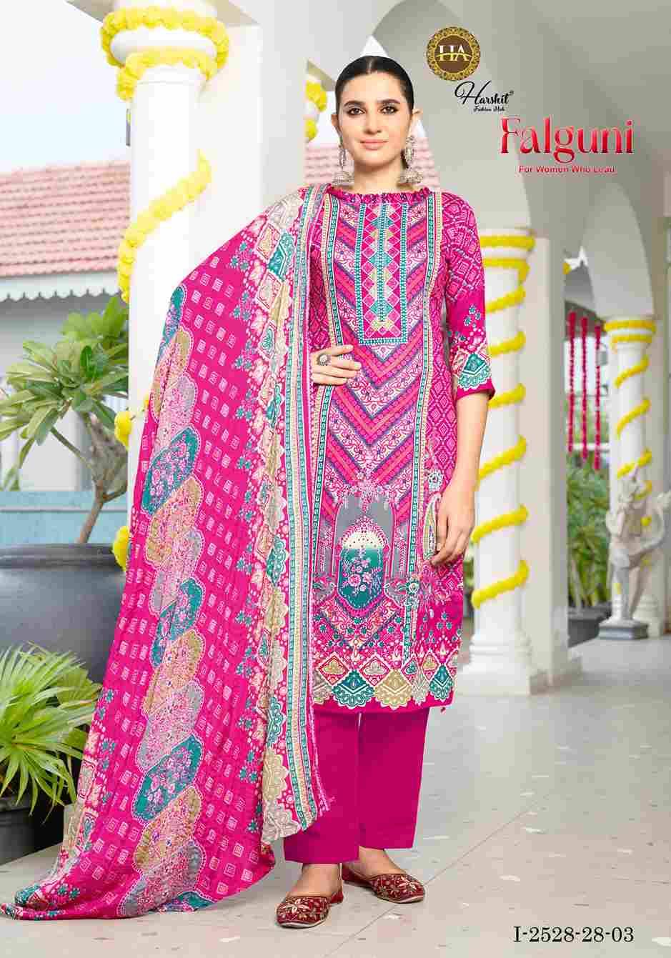 Falguni By Harshit Fashion Hub 2528-28-01 To 2528-28-06 Series Beautiful Festive Suits Stylish Fancy Colorful Casual Wear & Ethnic Wear Pure Jam Print Dresses At Wholesale Price