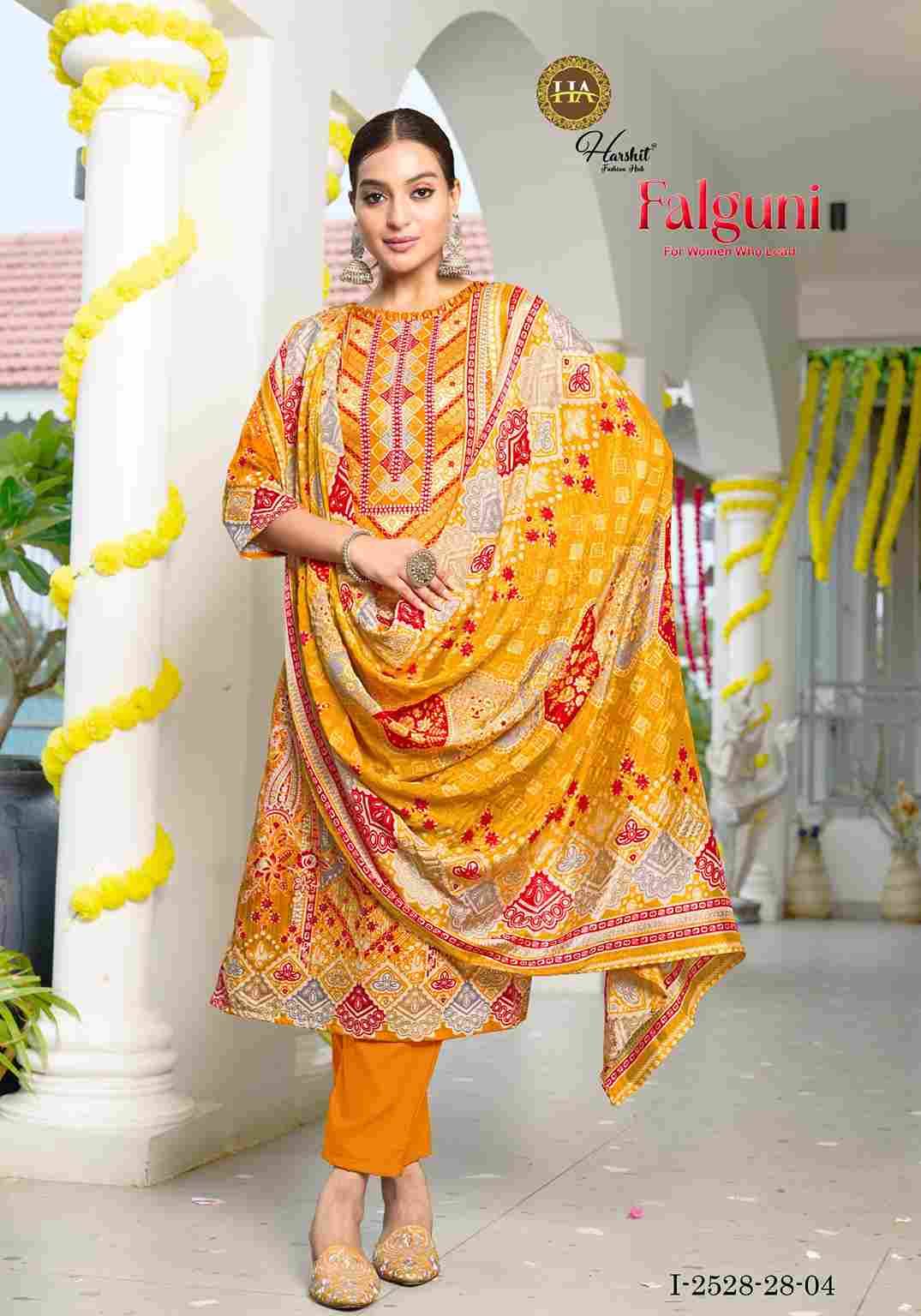 Falguni By Harshit Fashion Hub 2528-28-01 To 2528-28-06 Series Beautiful Festive Suits Stylish Fancy Colorful Casual Wear & Ethnic Wear Pure Jam Print Dresses At Wholesale Price
