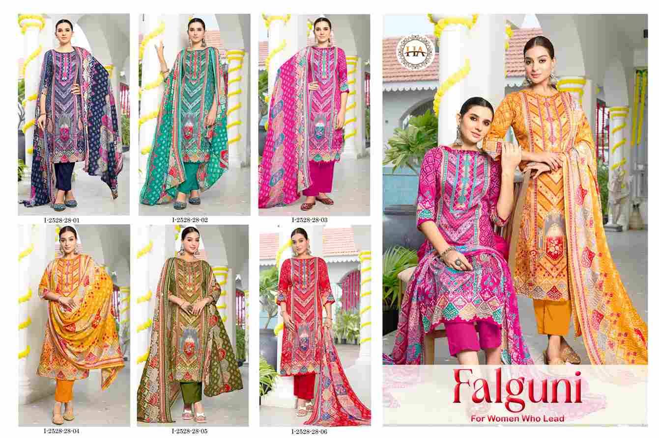 Falguni By Harshit Fashion Hub 2528-28-01 To 2528-28-06 Series Beautiful Festive Suits Stylish Fancy Colorful Casual Wear & Ethnic Wear Pure Jam Print Dresses At Wholesale Price