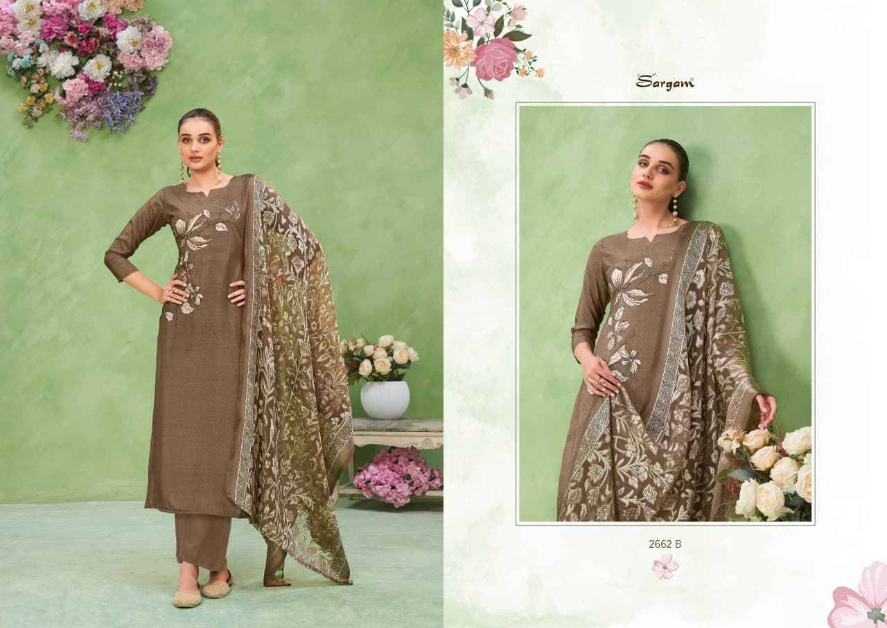 Neerja By Sargam Prints 2662-A To 2662-D Series Beautiful Festive Suits Stylish Fancy Colorful Casual Wear & Ethnic Wear Pure Modal Muslin Print Dresses At Wholesale Price