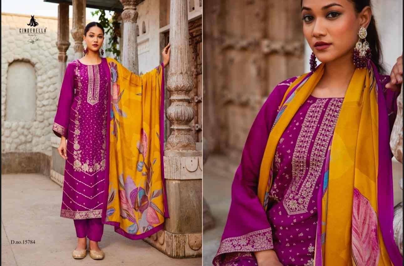 Shehnai By Cinderella 15784 To 15787 Series Beautiful Stylish Festive Suits Fancy Colorful Casual Wear & Ethnic Wear & Ready To Wear Silk Jacquard Dresses At Wholesale Price