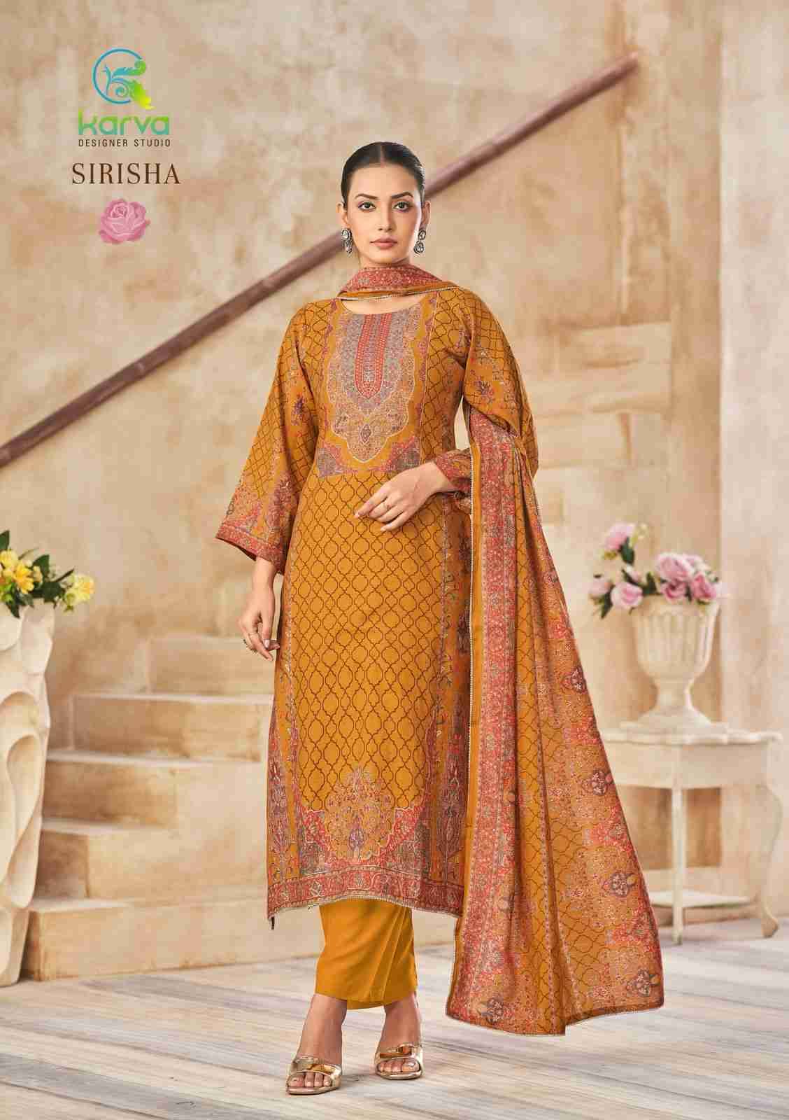 Sirisha By Karva Designer Studio 01 To 04 Series Beautiful Festive Suits Colorful Stylish Fancy Casual Wear & Ethnic Wear Modal Silk Dresses At Wholesale Price