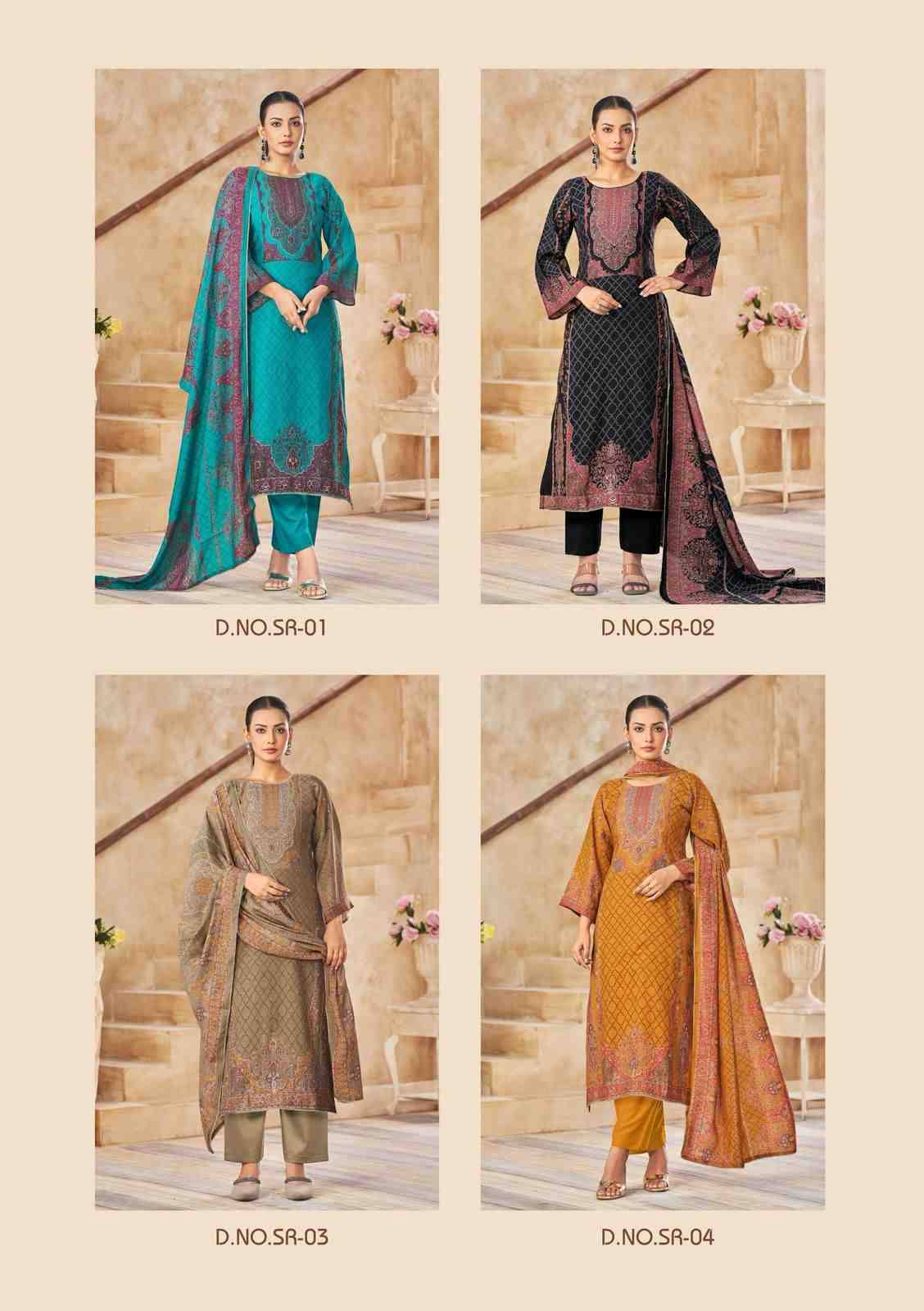 Sirisha By Karva Designer Studio 01 To 04 Series Beautiful Festive Suits Colorful Stylish Fancy Casual Wear & Ethnic Wear Modal Silk Dresses At Wholesale Price