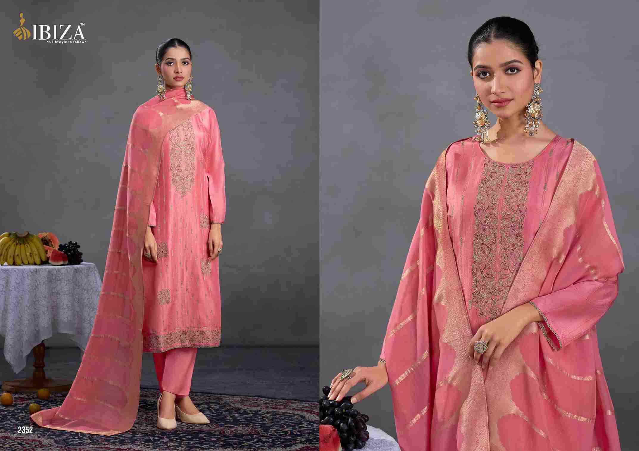 Denara By Ibiza 2351 To 2354 Series Designer Festive Suits Beautiful Fancy Stylish Colorful Party Wear & Occasional Wear Pure Bangalori Silk Jacquard Dresses At Wholesale Price
