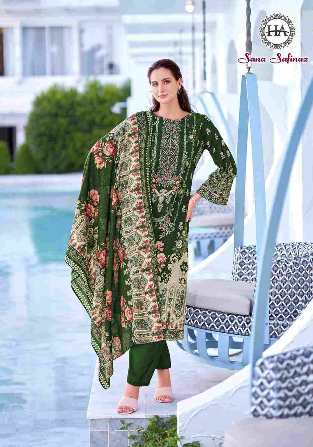 Sana Safinaz By Harshit Fashion Hub 2065-880-01 To 2065-880-08 Series Beautiful Festive Suits Stylish Fancy Colorful Casual Wear & Ethnic Wear Pure Cotton Print Dresses At Wholesale Price