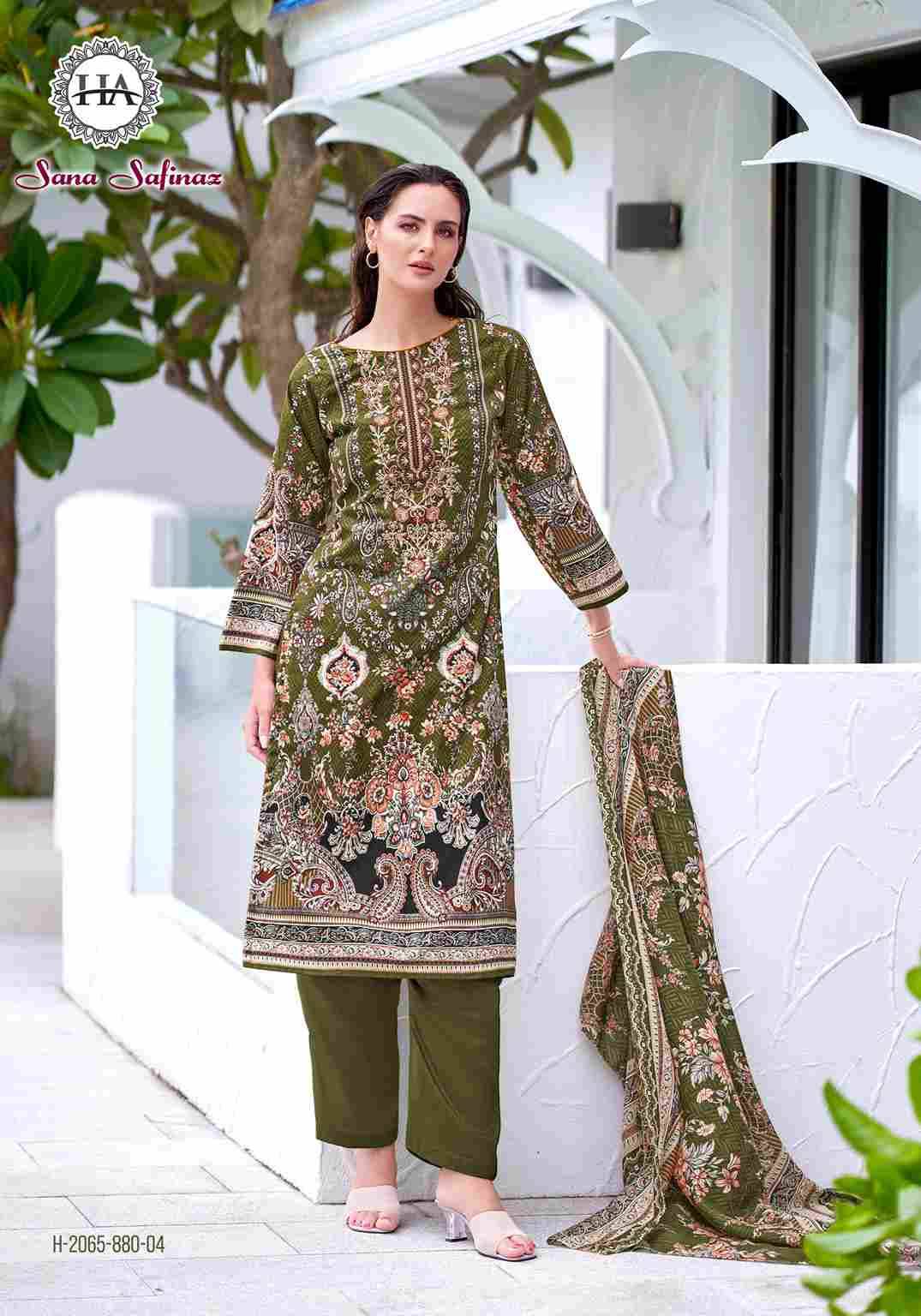 Sana Safinaz By Harshit Fashion Hub 2065-880-01 To 2065-880-08 Series Beautiful Festive Suits Stylish Fancy Colorful Casual Wear & Ethnic Wear Pure Cotton Print Dresses At Wholesale Price