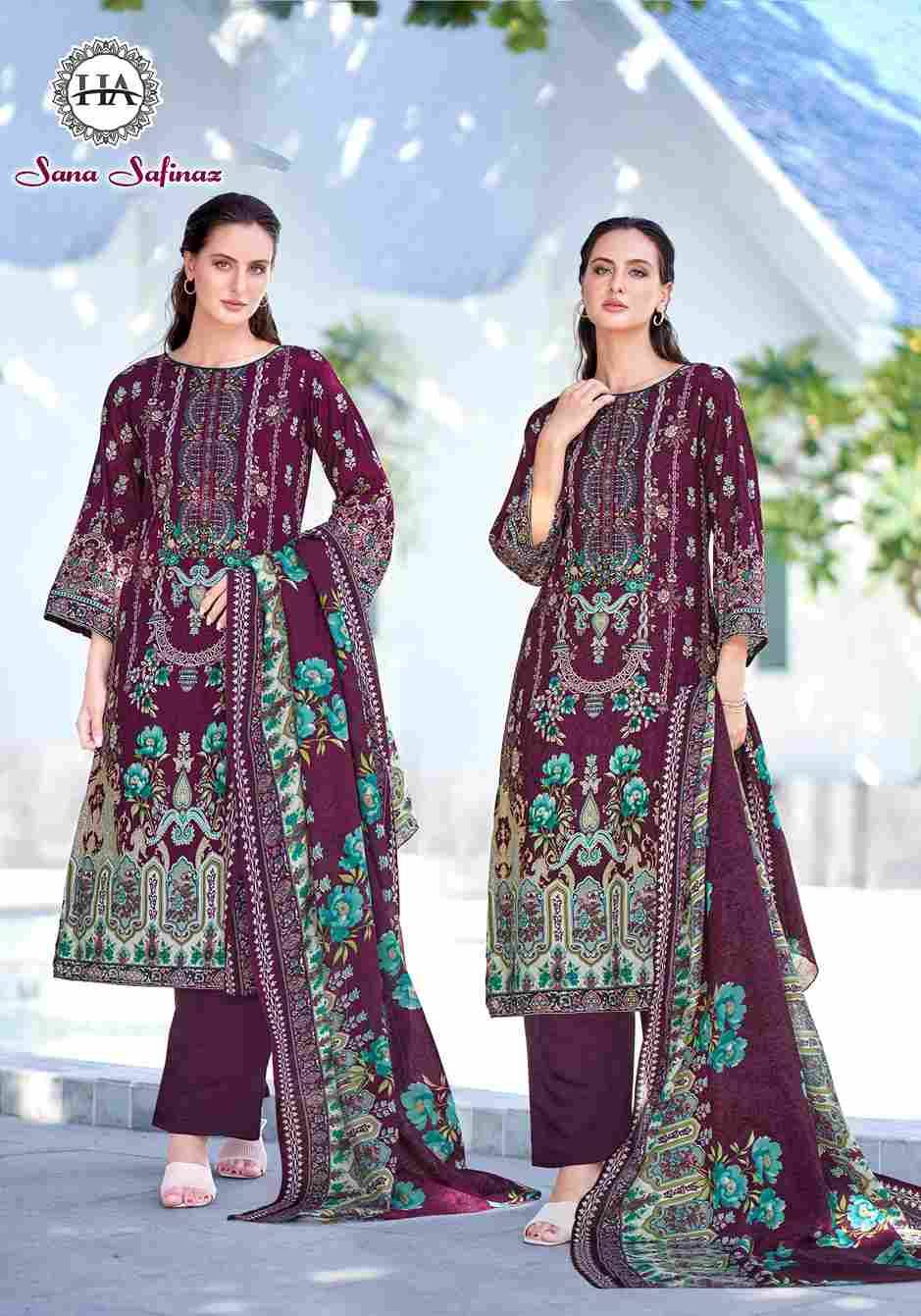 Sana Safinaz By Harshit Fashion Hub 2065-880-01 To 2065-880-08 Series Beautiful Festive Suits Stylish Fancy Colorful Casual Wear & Ethnic Wear Pure Cotton Print Dresses At Wholesale Price