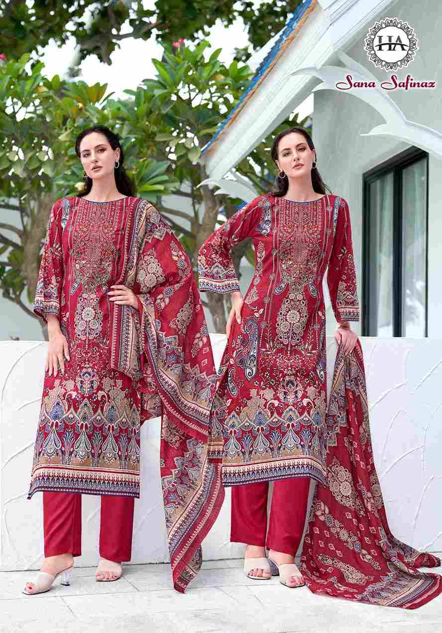 Sana Safinaz By Harshit Fashion Hub 2065-880-01 To 2065-880-08 Series Beautiful Festive Suits Stylish Fancy Colorful Casual Wear & Ethnic Wear Pure Cotton Print Dresses At Wholesale Price